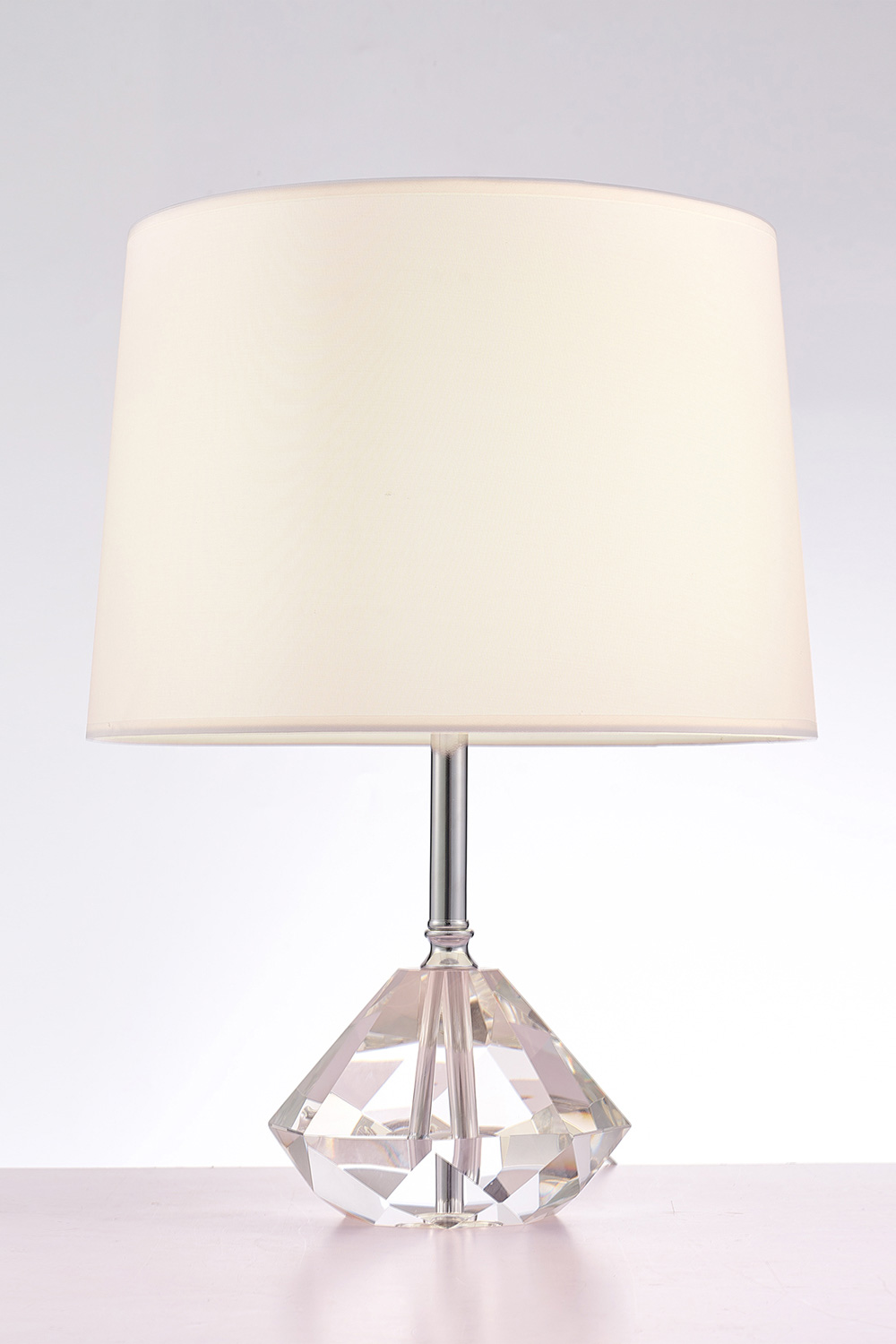 Pasargad - Tortona Collection Metal and Crystal Table Lamp Lights