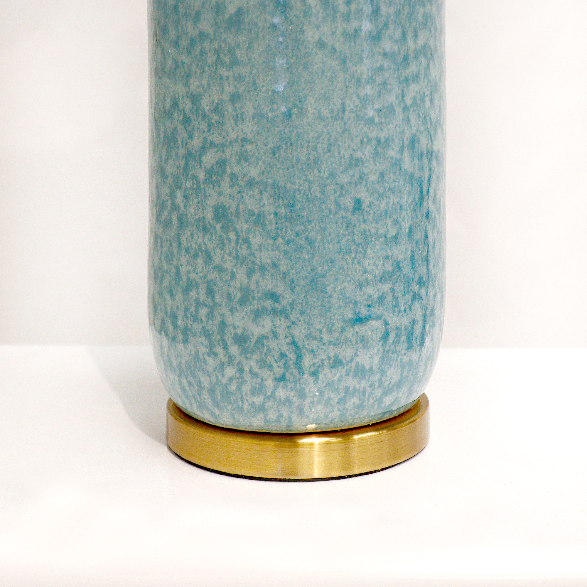 Pasargad - Tucson Table Lamp in Blue/Gold, Ceramic