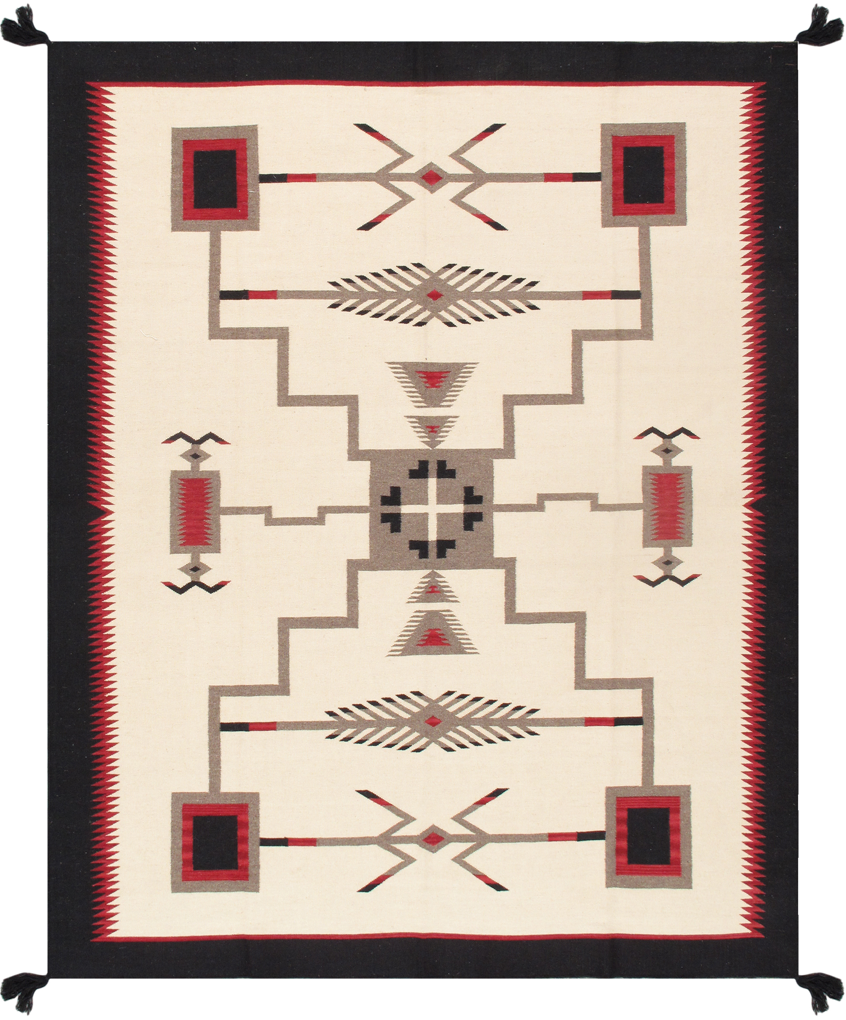 Pasargad - 184 Tuscany Collection Flatweave Wool Area Rug