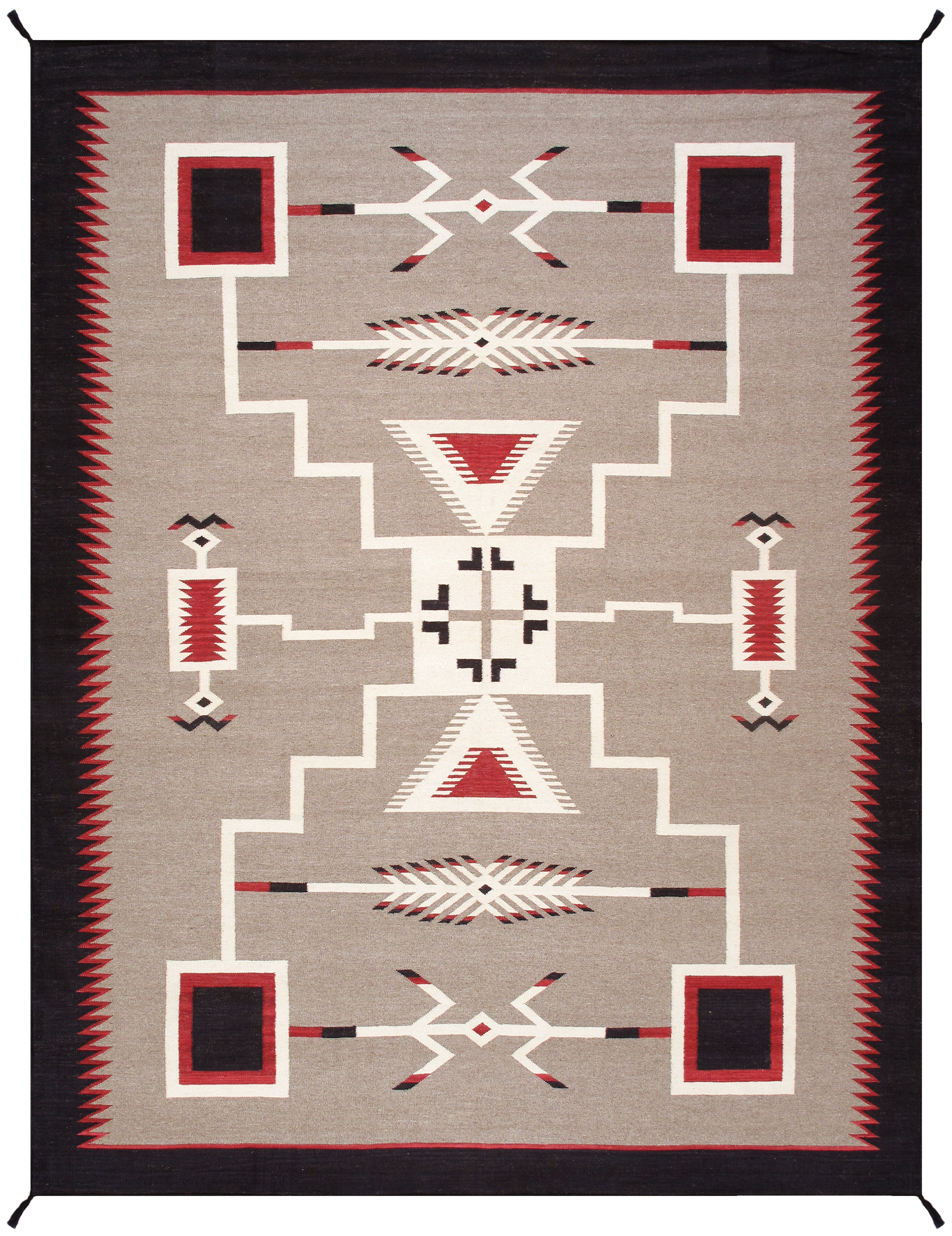 Pasargad - 308 Tuscany Collection Flatweave Wool Area Rug