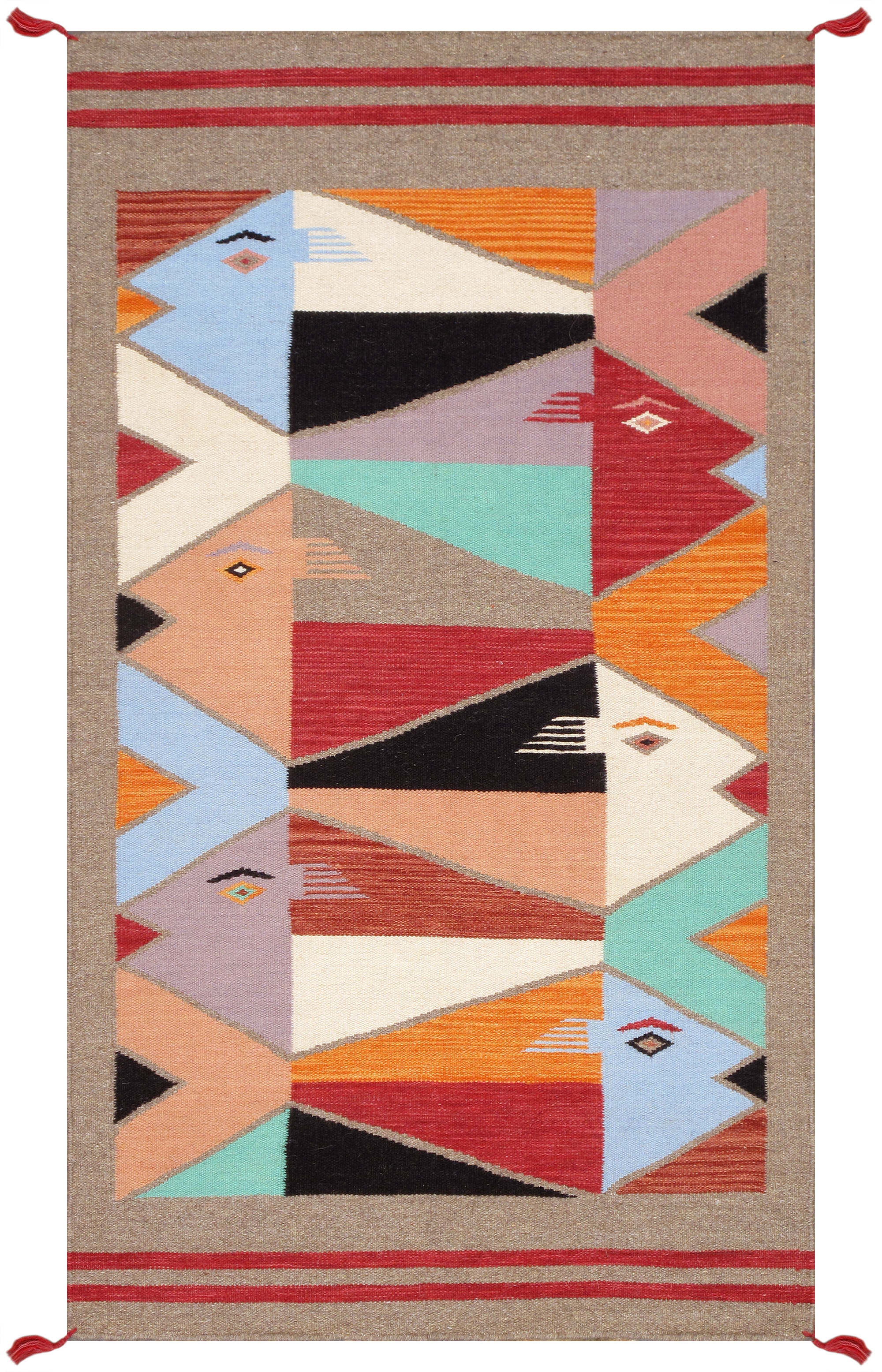 Pasargad - 322 Tuscany Collection Flatweave Wool Area Rug