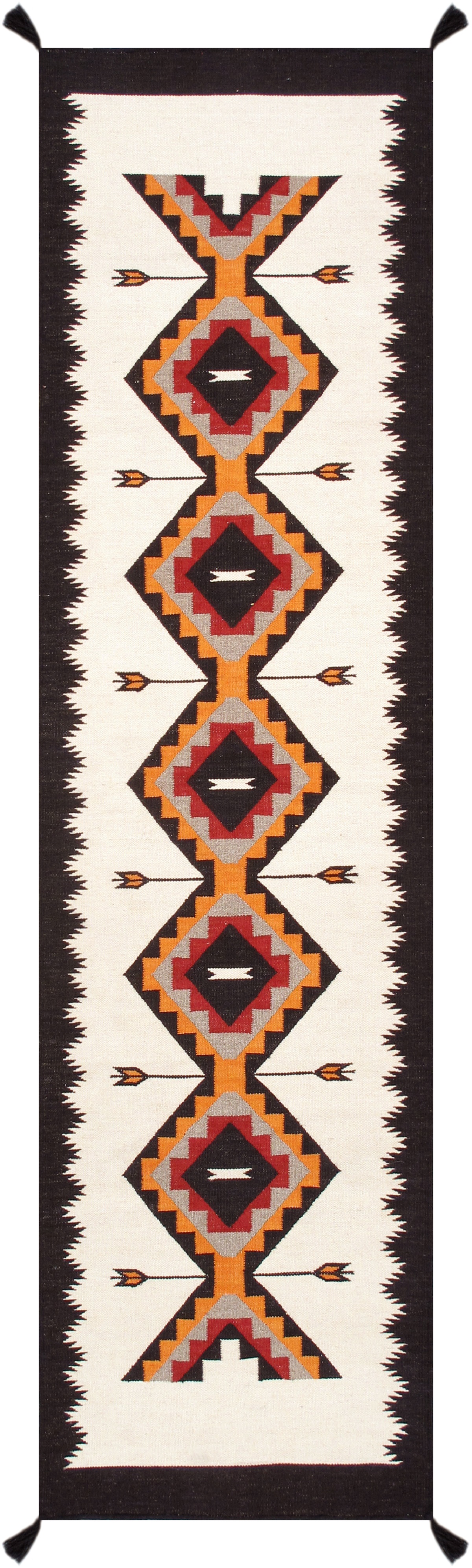 Pasargad - 342 Tuscany Collection Flatweave Wool Area Rug