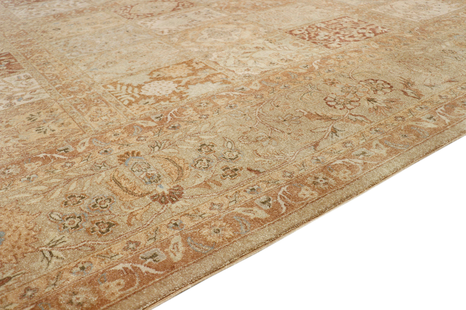 Pasargad Tabriz Collection Hand-Knotted Lamb's Wool Area Rug 110'' x 145'' (PP-1 9X12)