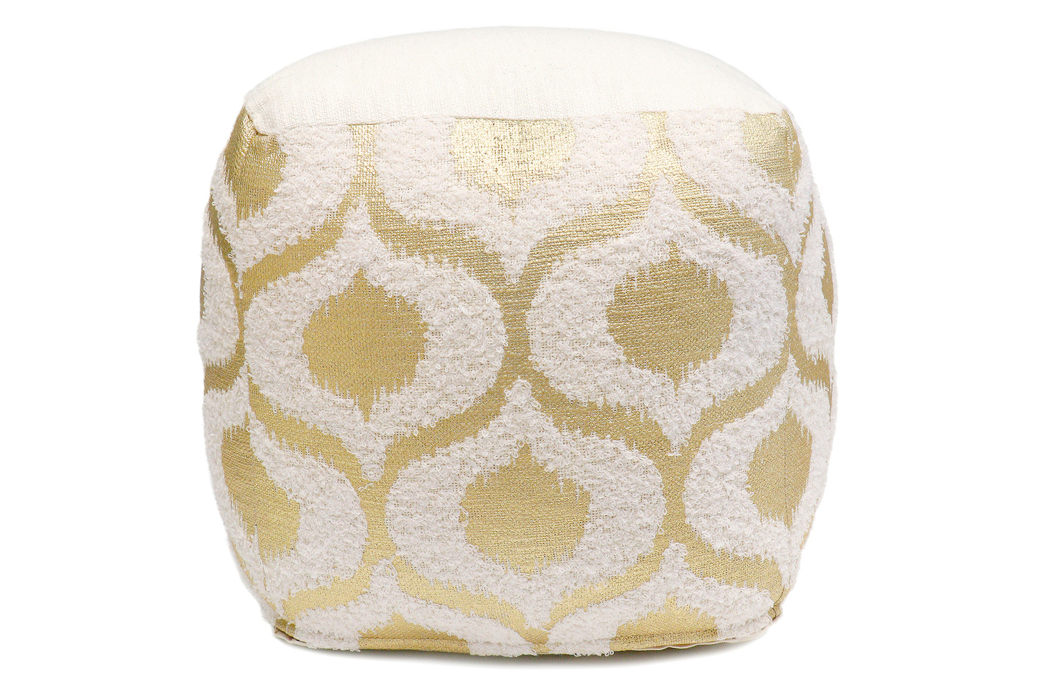 Pasargad - Grand Canyon Cotton Pouf Ivory Color