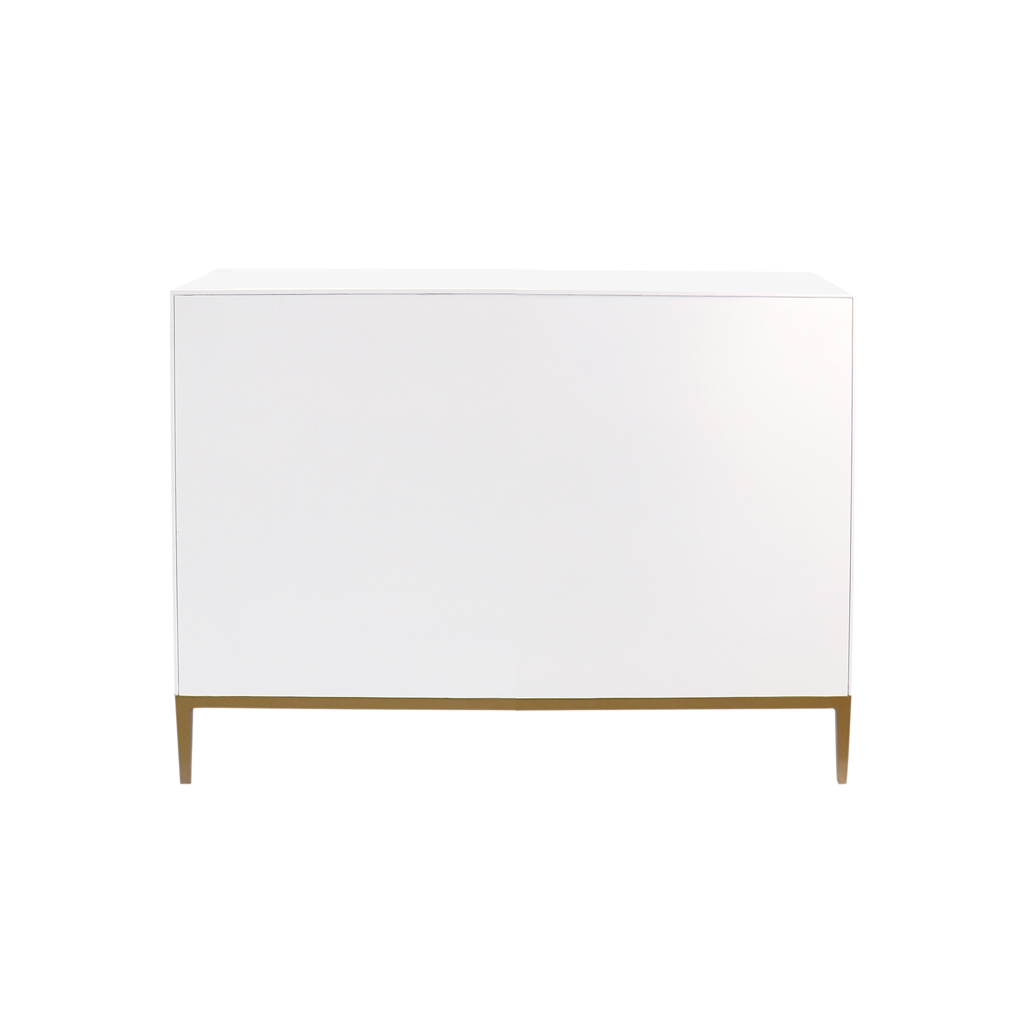 Pasargad Victoria 3 Doors Sideboard - Ivory/Bronze, Wood