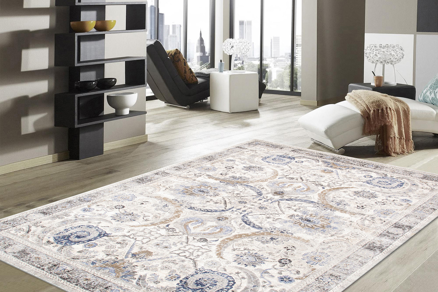 Pasargad Amadeus Design Power Loom Area Rug (PRC-1021IB 10X14) - 120'' x 168''