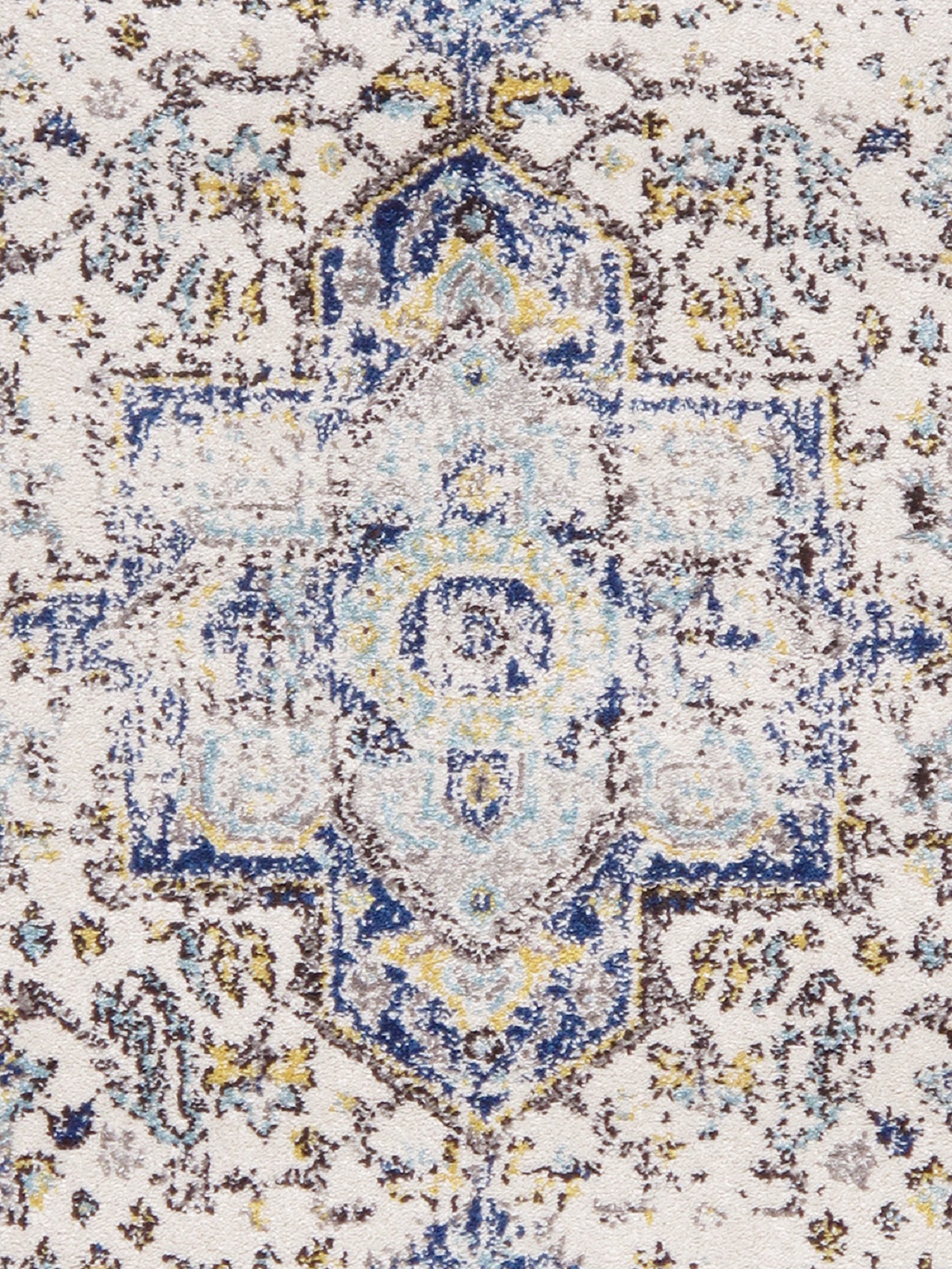 Pasargad Chelsea Collection Power-Loomed Polypropylene/Polyester Area Rug - Ivory, 32" x 72" (prc-5365 2.08x6)