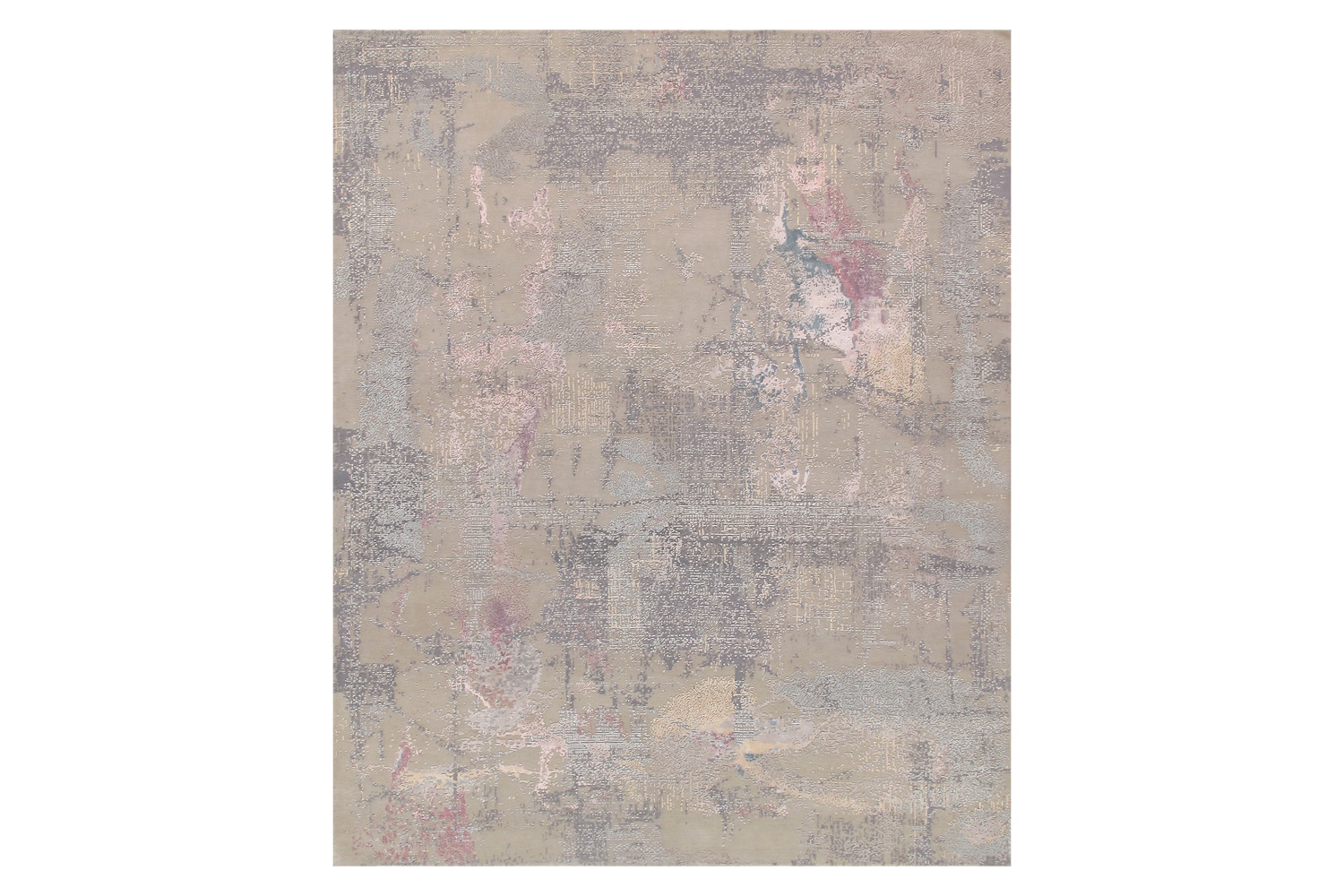 Pasargad - Modern Collection Hand-Tufted Silk and Wool Area Rug PRJ-4