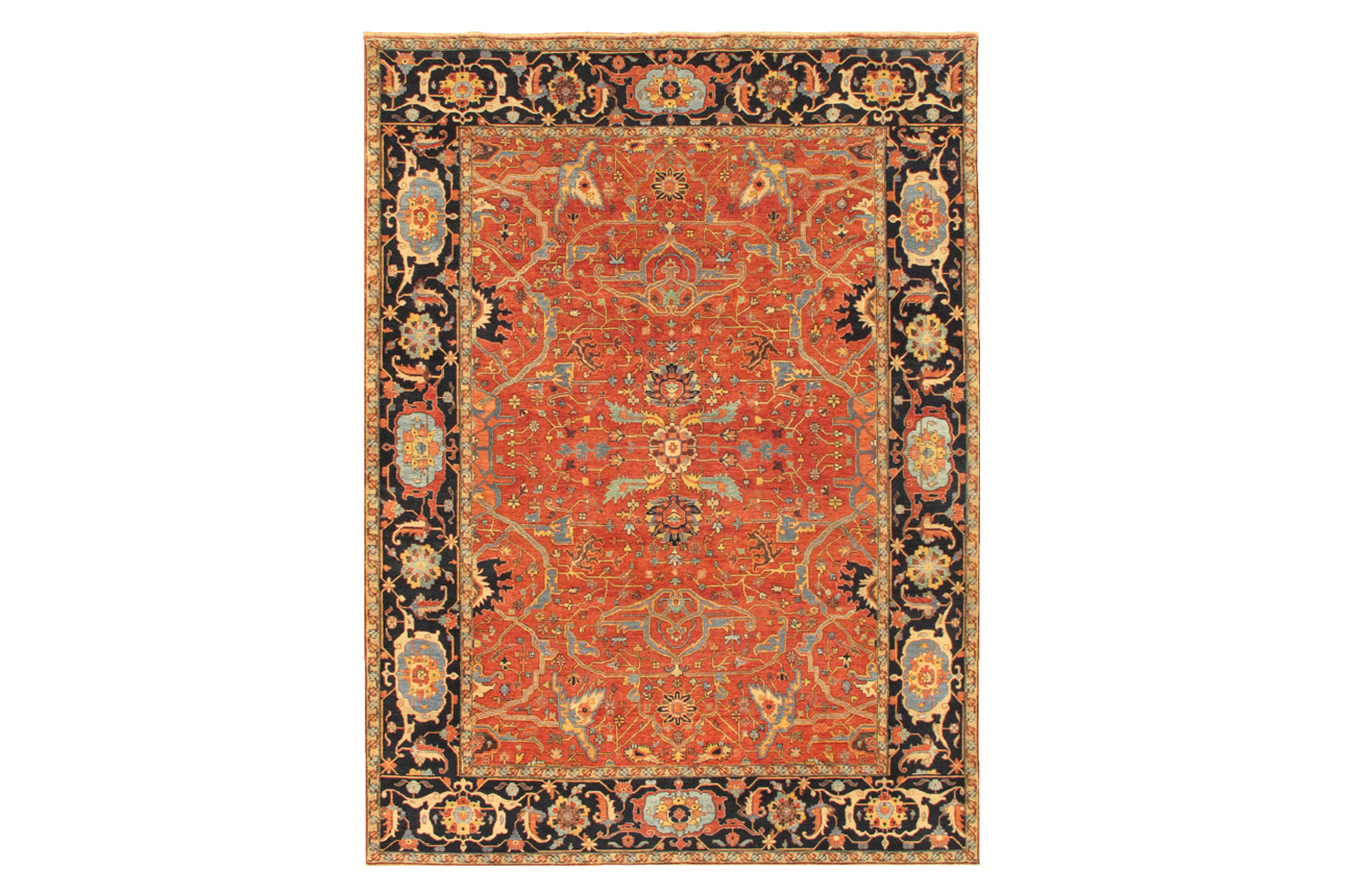 Pasargad - Ferehan Collection Hand-Knotted Lamb's Wool Area Rug PS-15