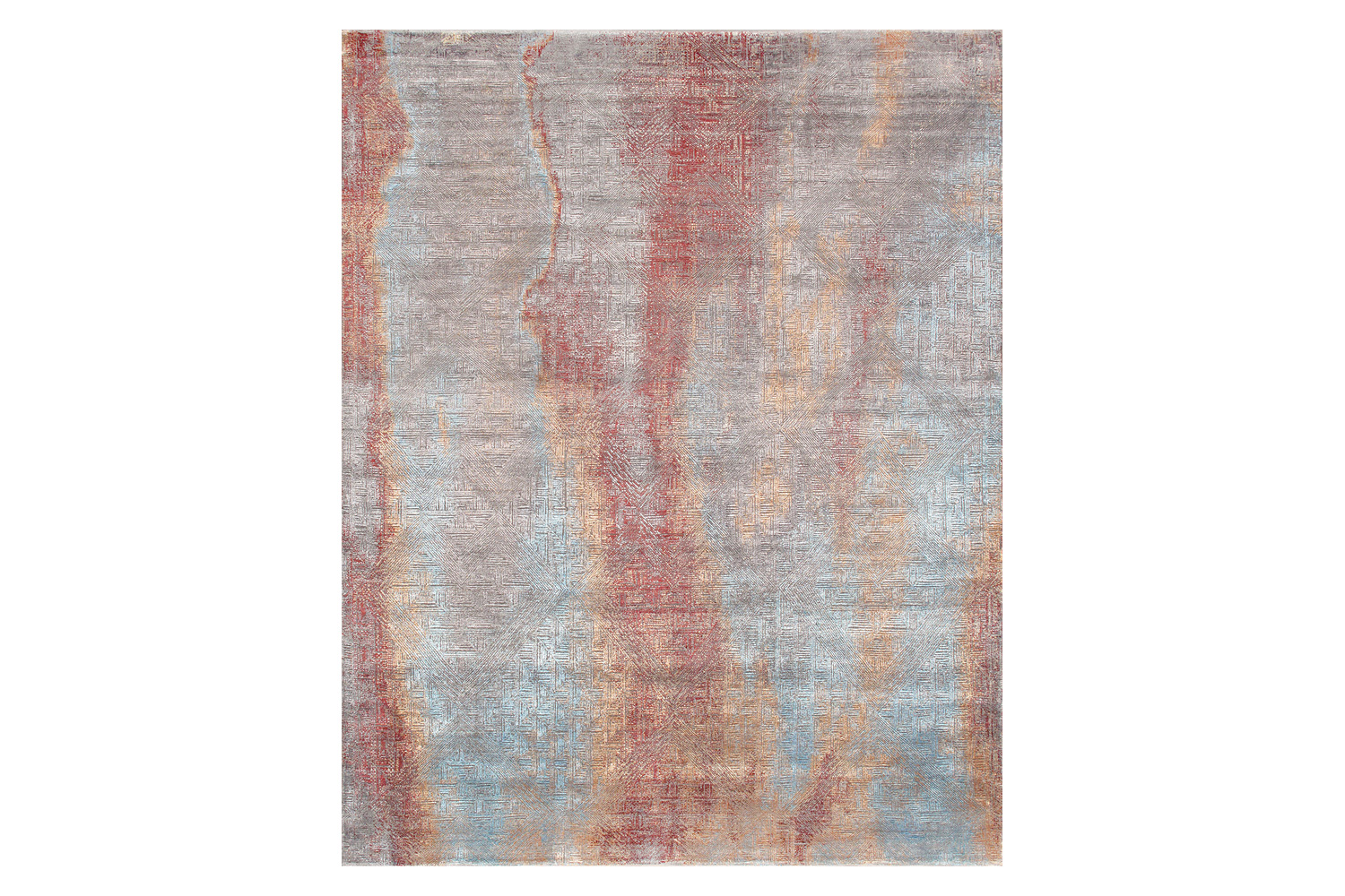 Pasargad - Cosmo Collection Hand-Knotted Silk and Wool Area Rug PS-241