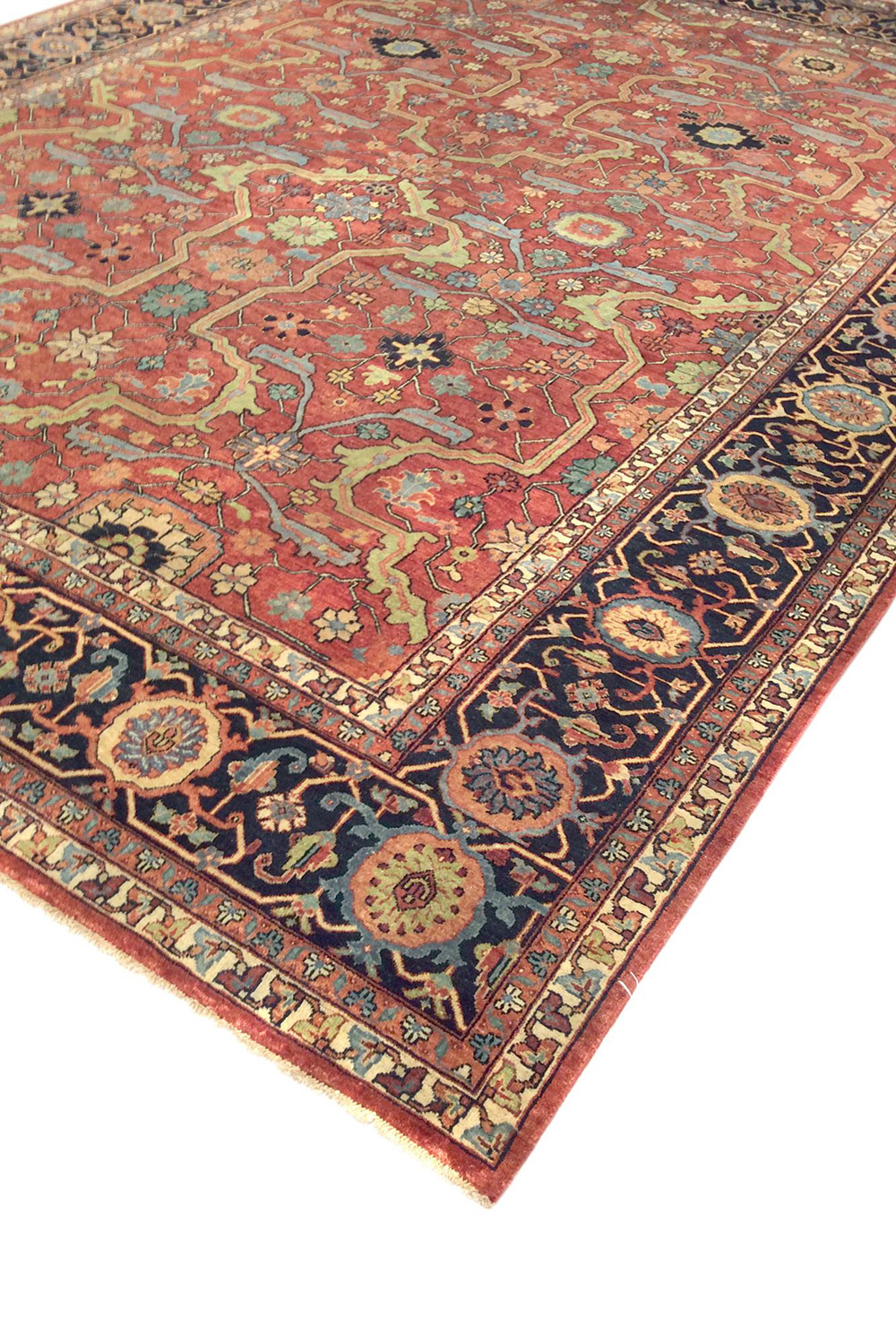 Pasargad Ferehan Collection Hand-Knotted Lamb's Wool Area Rug (PS-36 12X12) - 144'' x 147''