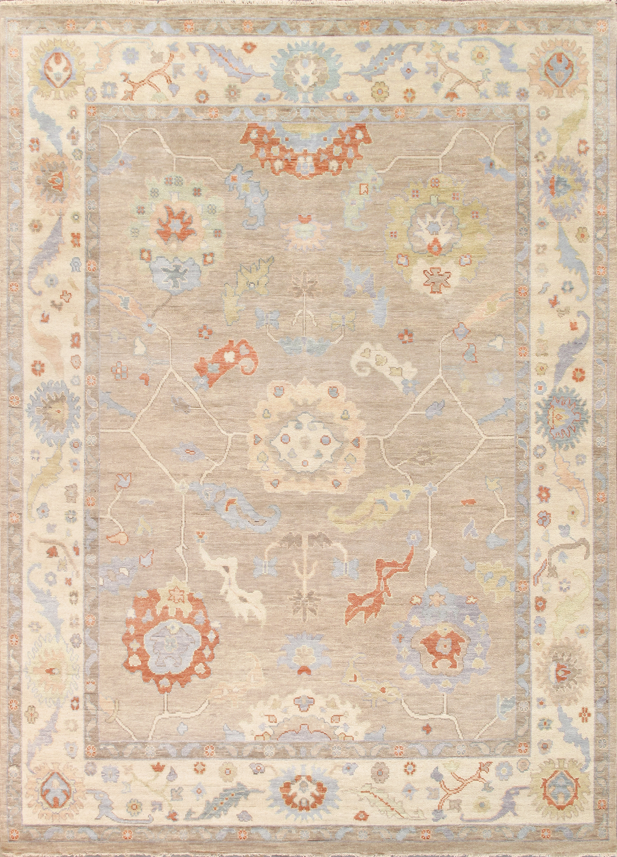 Pasargad - PSF-06 Oushak Collection Hand-Knotted Wool Area Rug