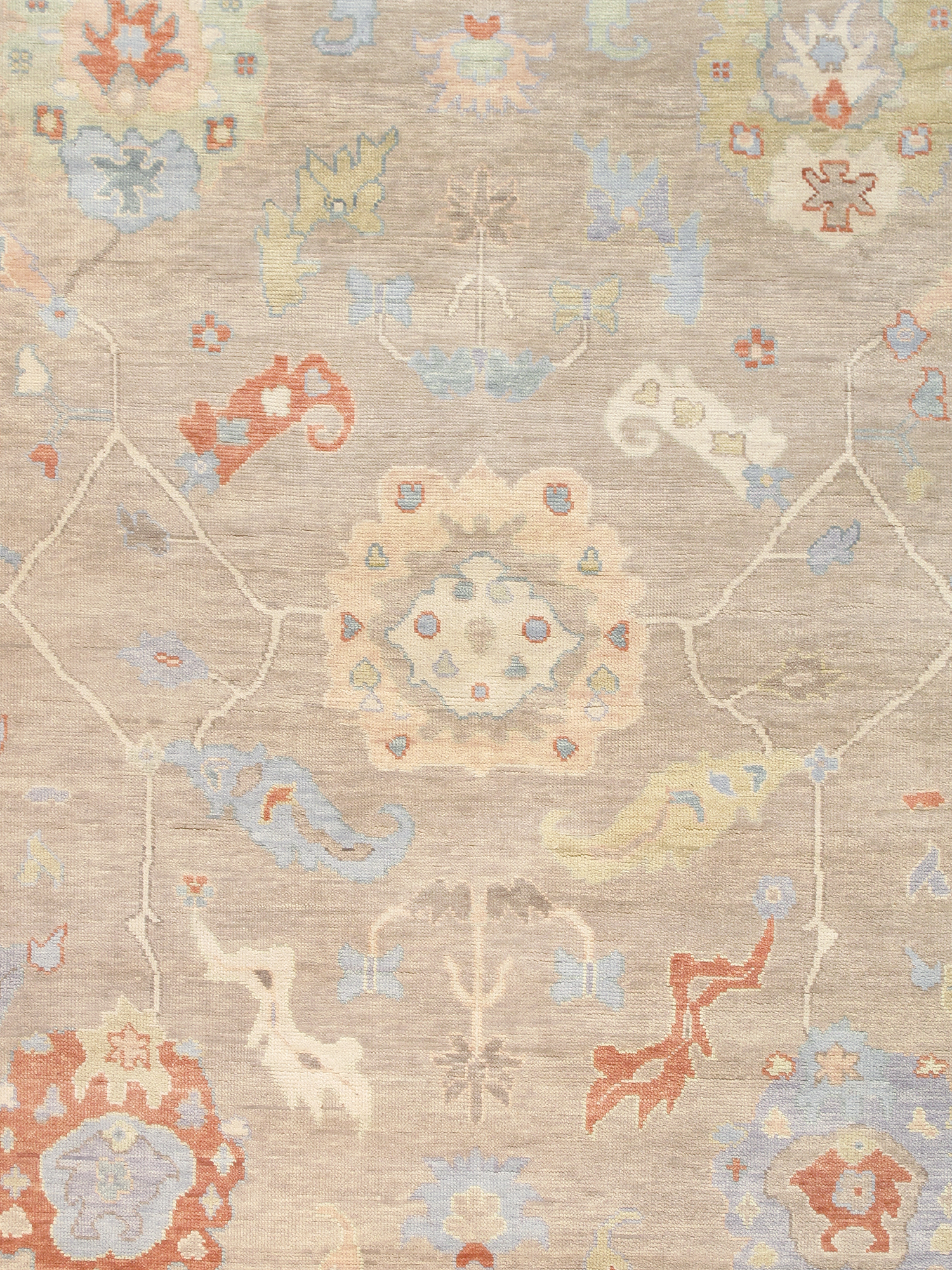 Pasargad - PSF-06 Oushak Collection Hand-Knotted Wool Area Rug