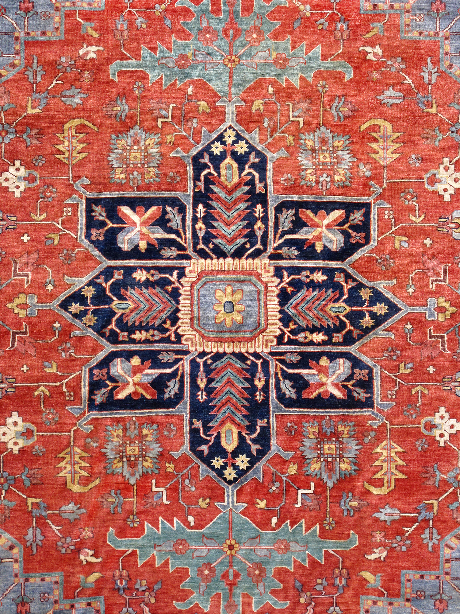 Pasargad - Serapi Collection Hand-Knotted Lamb's Wool Area Rug