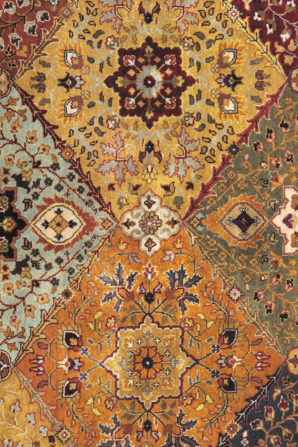 Pasargad Tabriz Collection Hand-Knotted Lamb's Wool Area Rug (PSK-2 7X7) - 82'' x 82''