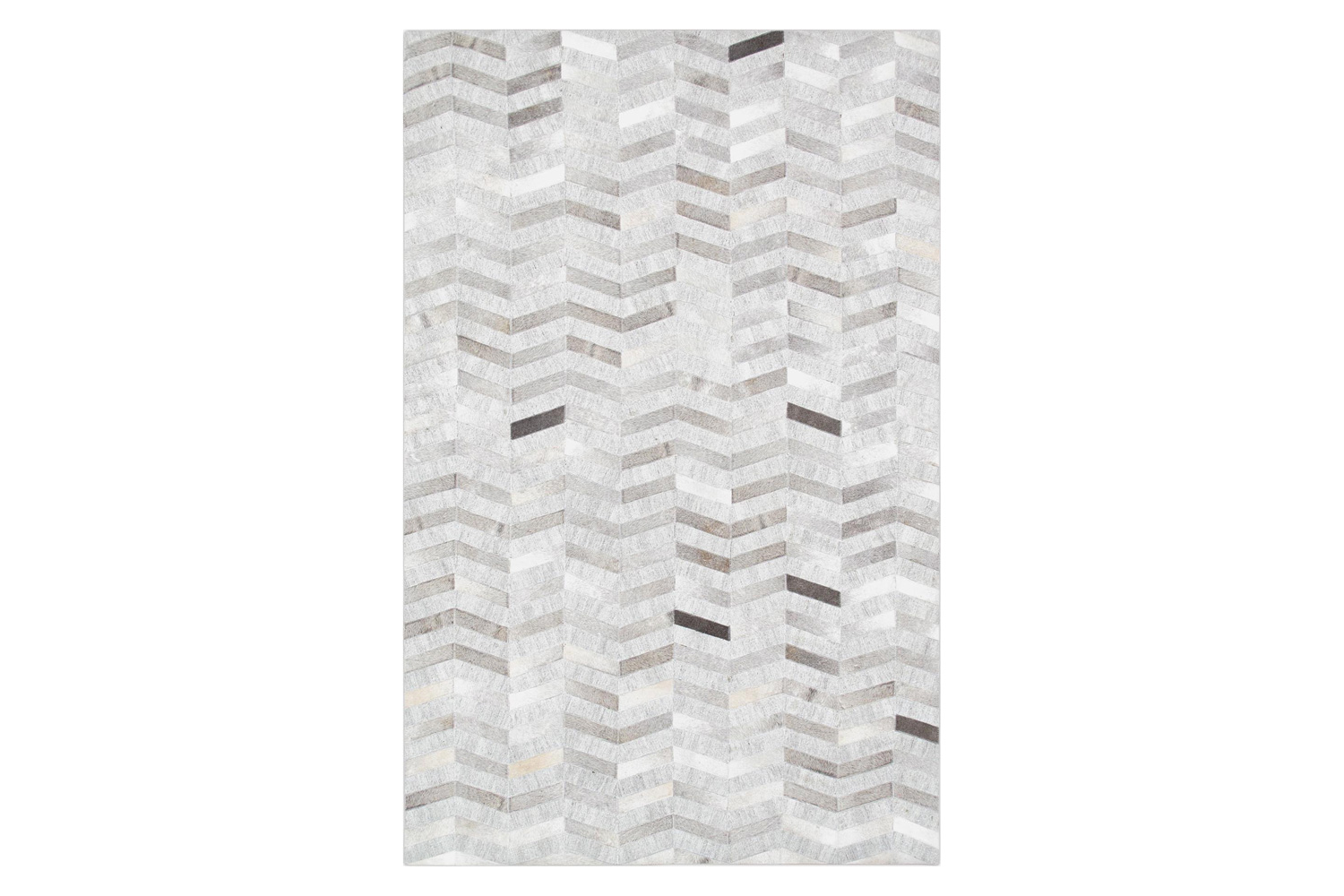 Pasargad - Hand-Loomed Cowhide Sari Silk Area Rug PTX-3105