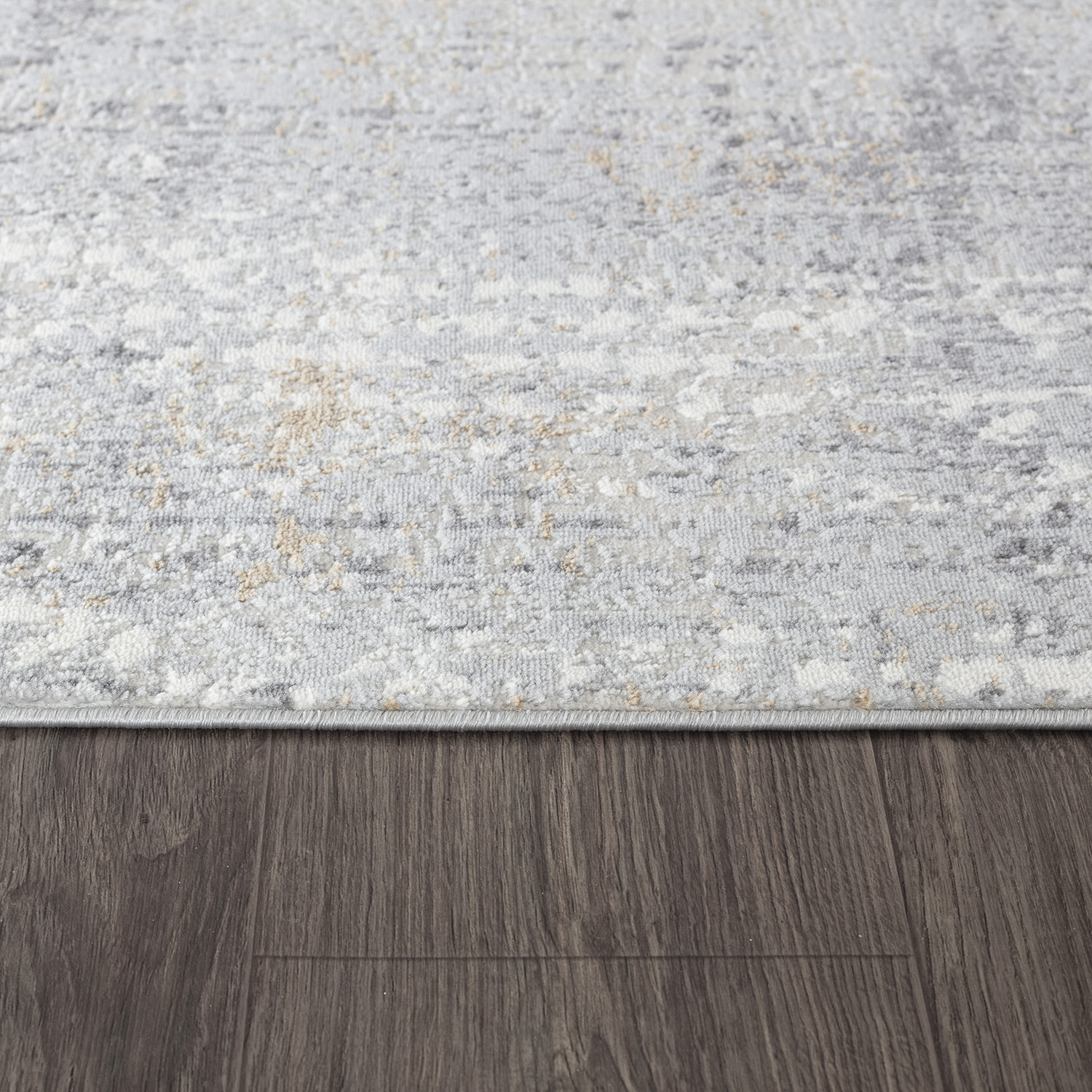 Pasargad Stella Collection Power-Loomed Polypropylene/Polyester Area Rug - L. Gray, 114" x 162" (pvga-44 10x14)