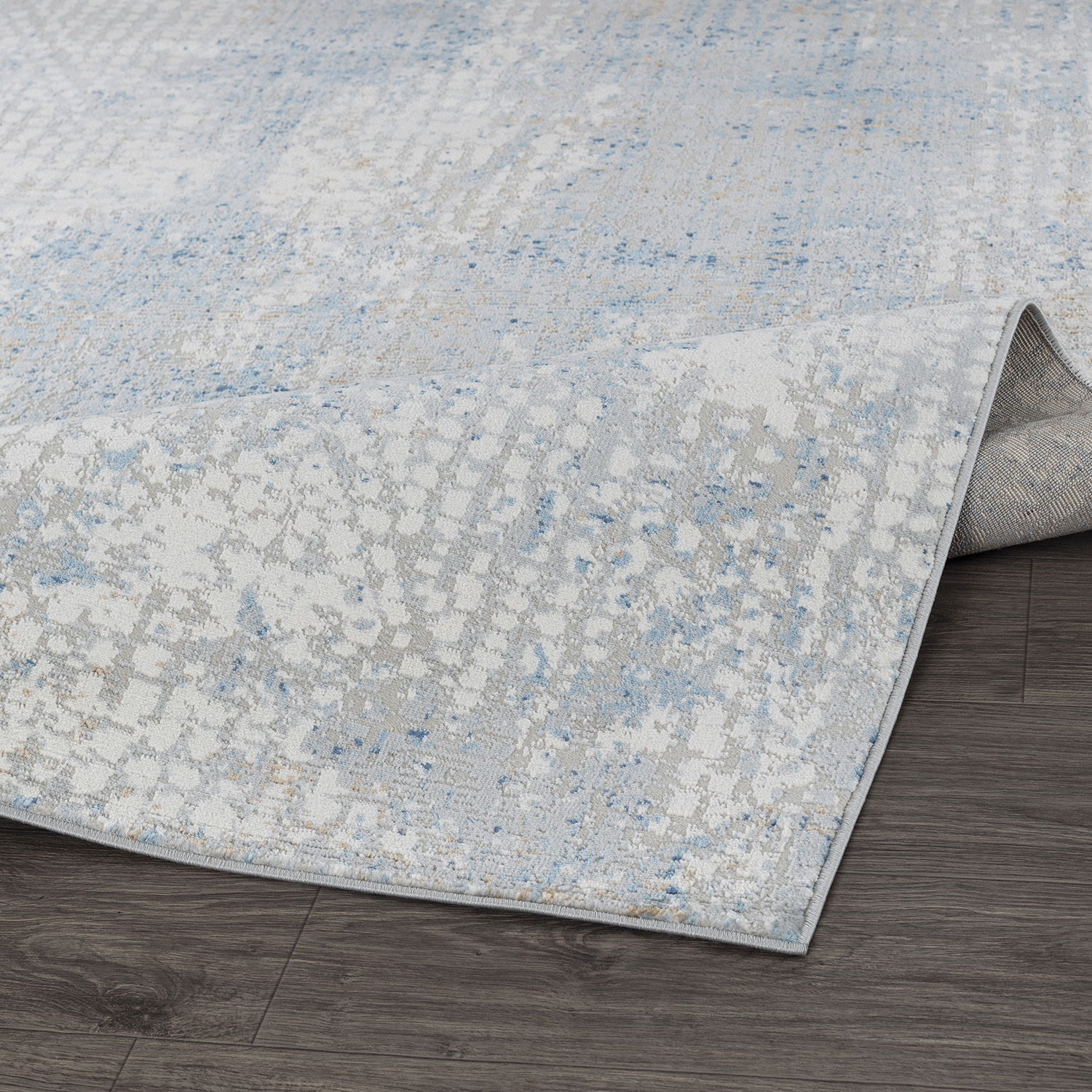 Pasargad Stella Collection Power-Loomed Polypropylene/Polyester Area Rug - Beige/L. Gray, 114" x 162" (pvha-16 10x14)