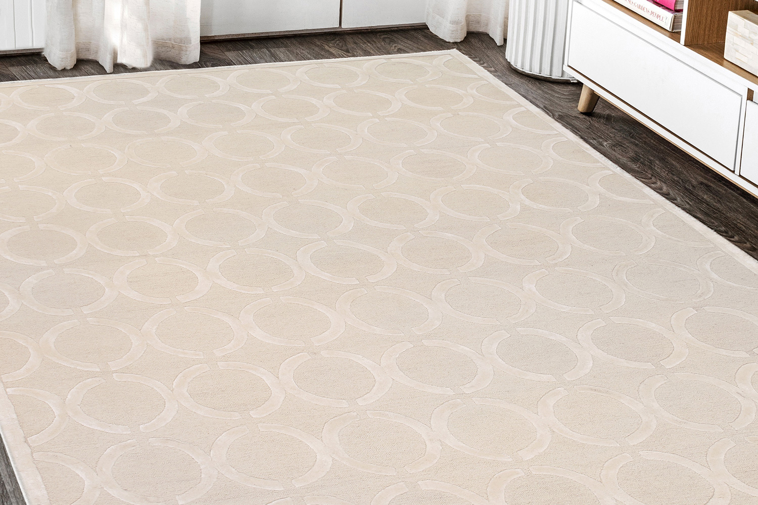 Pasargad™ Edgy Collection Hand-Tufted Silk and Wool Area Rug (PVNY-19 10X14) - 117'' x 165''