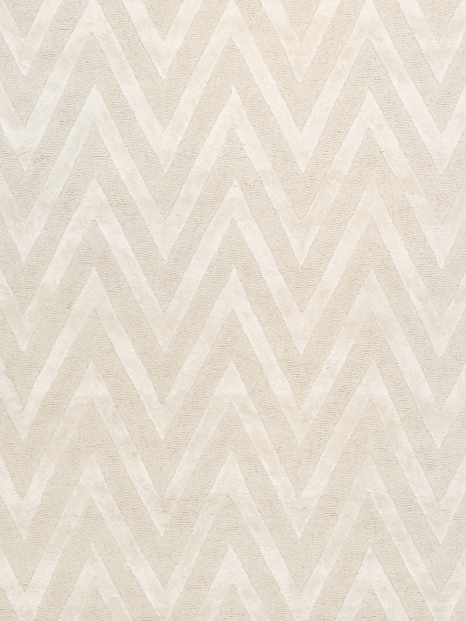 Pasargad Edgy Collection Hand-Tufted Bamboo Silk/Wool Area Rug - Ivory, 117" x 165" (pvny-20 10x14)