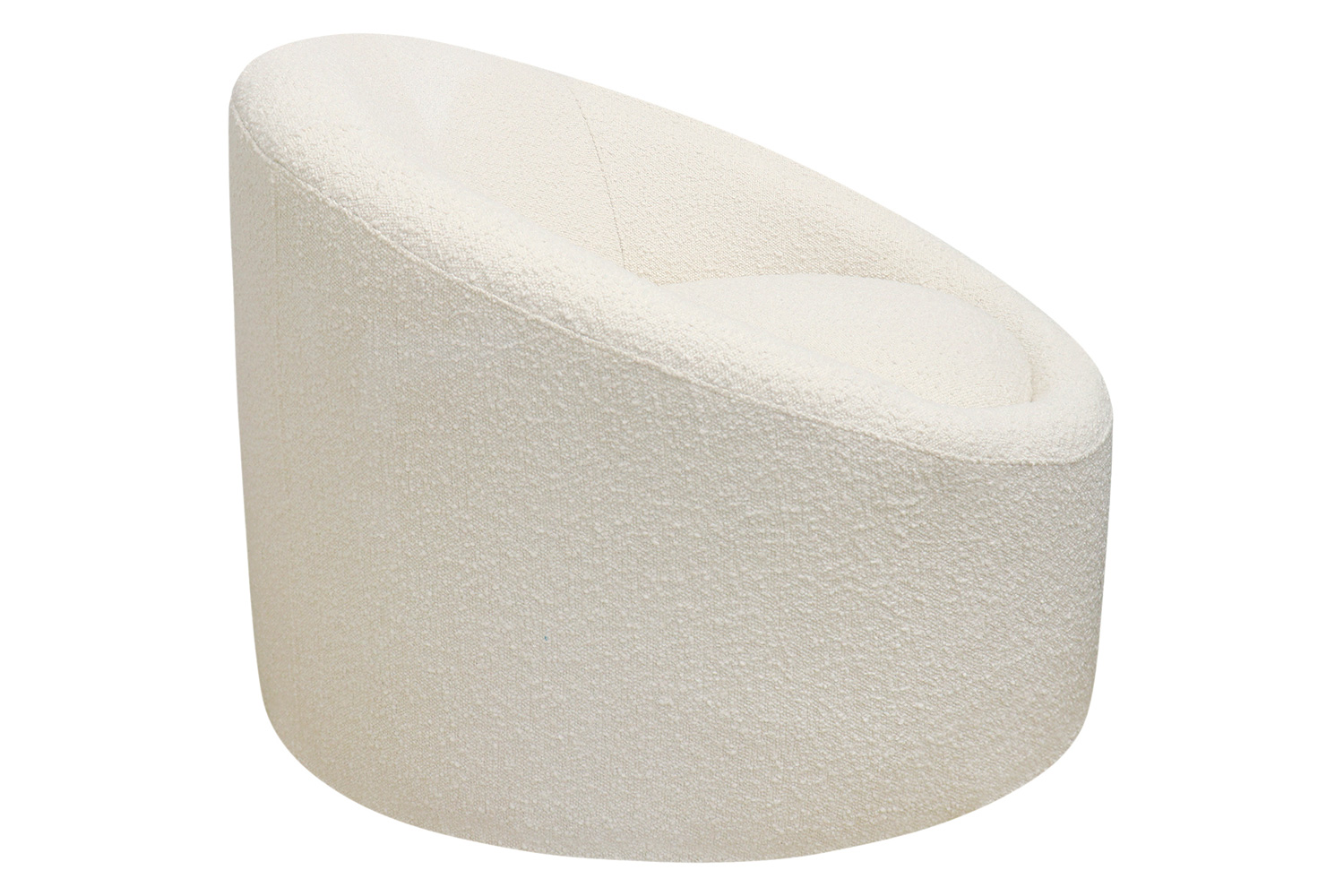 Pasargad™ Sienna Collection Modern Swivel Chair - White