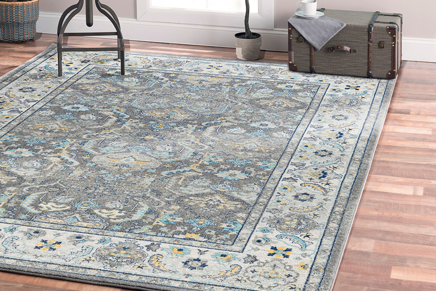 Pasargad™ Chelsea Design Power Loom Area Rug (RC-5587GW 10X14) - 120'' x 168''