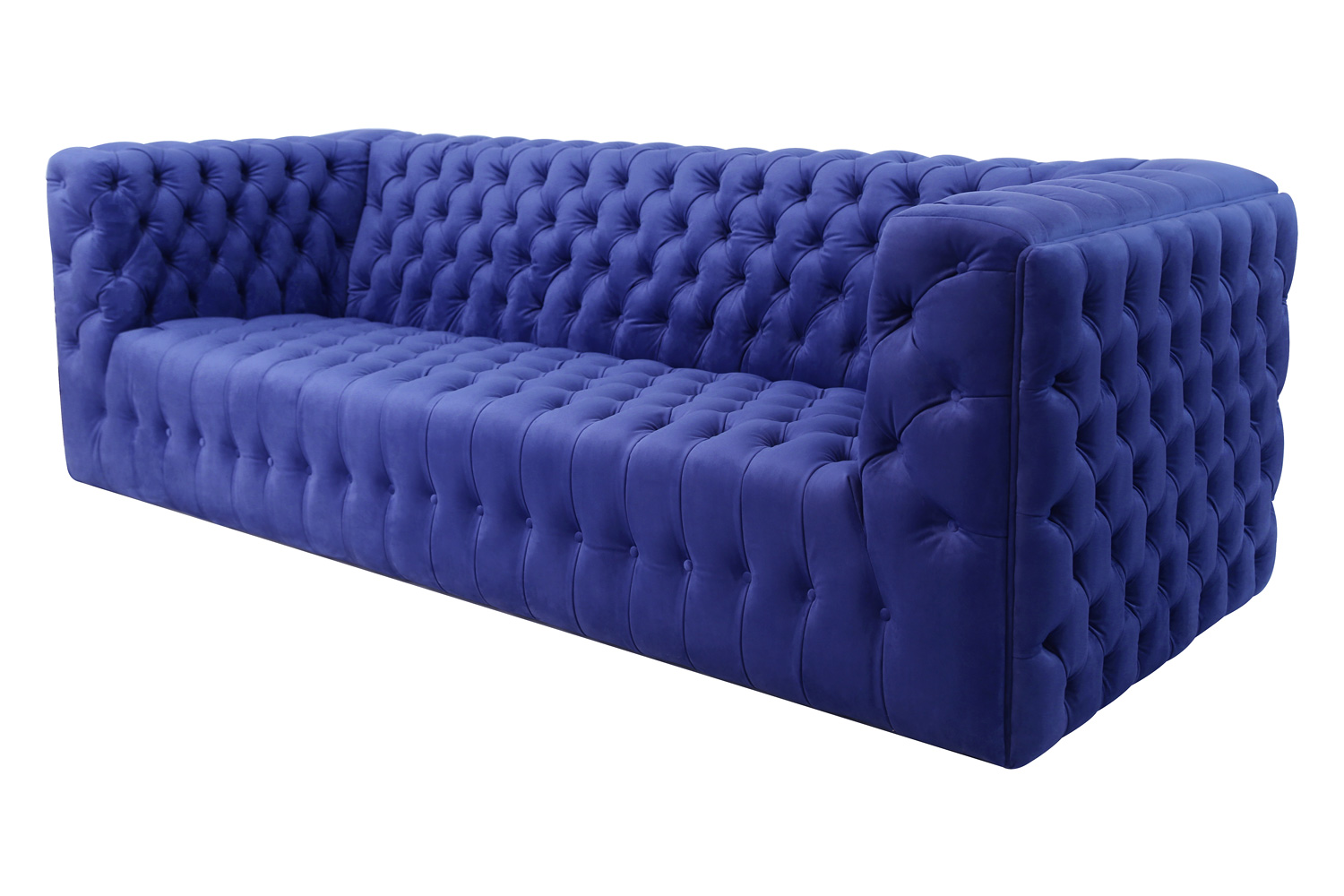 Pasargad - Vicenza Collection Velvet Tufted Sofa