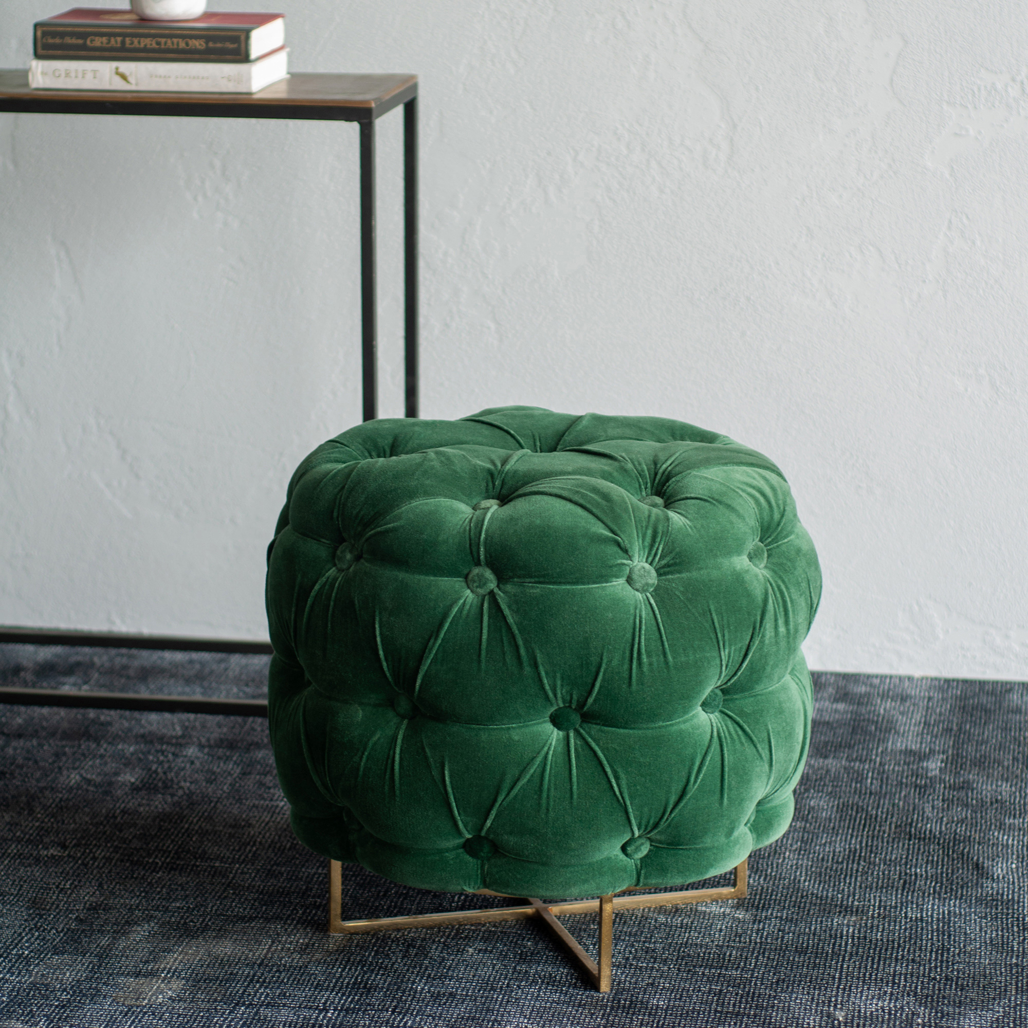 Renwil™ Forrester Stool - Emerald Green