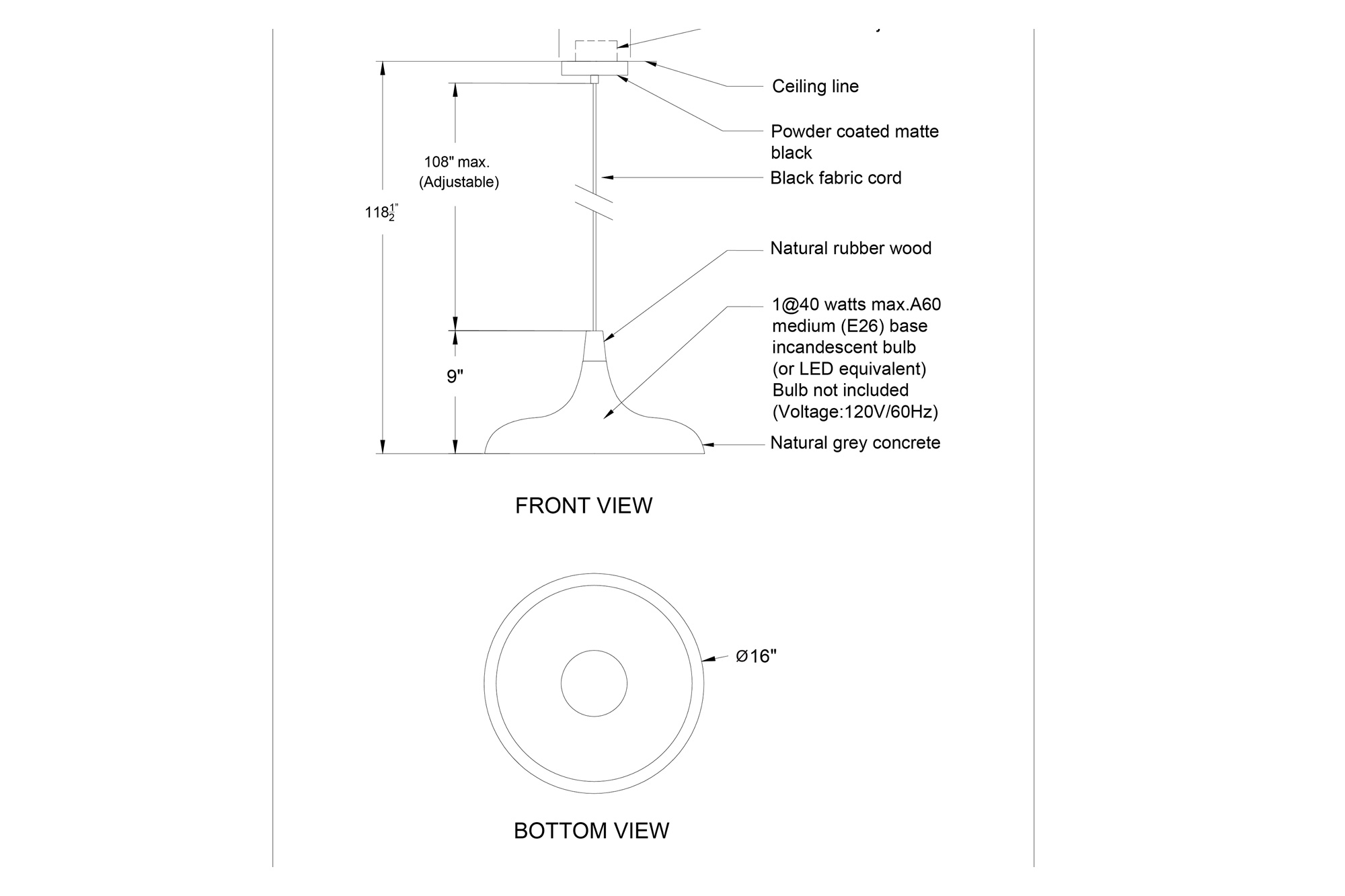 Renwil - Viola-May Pendant Lighting