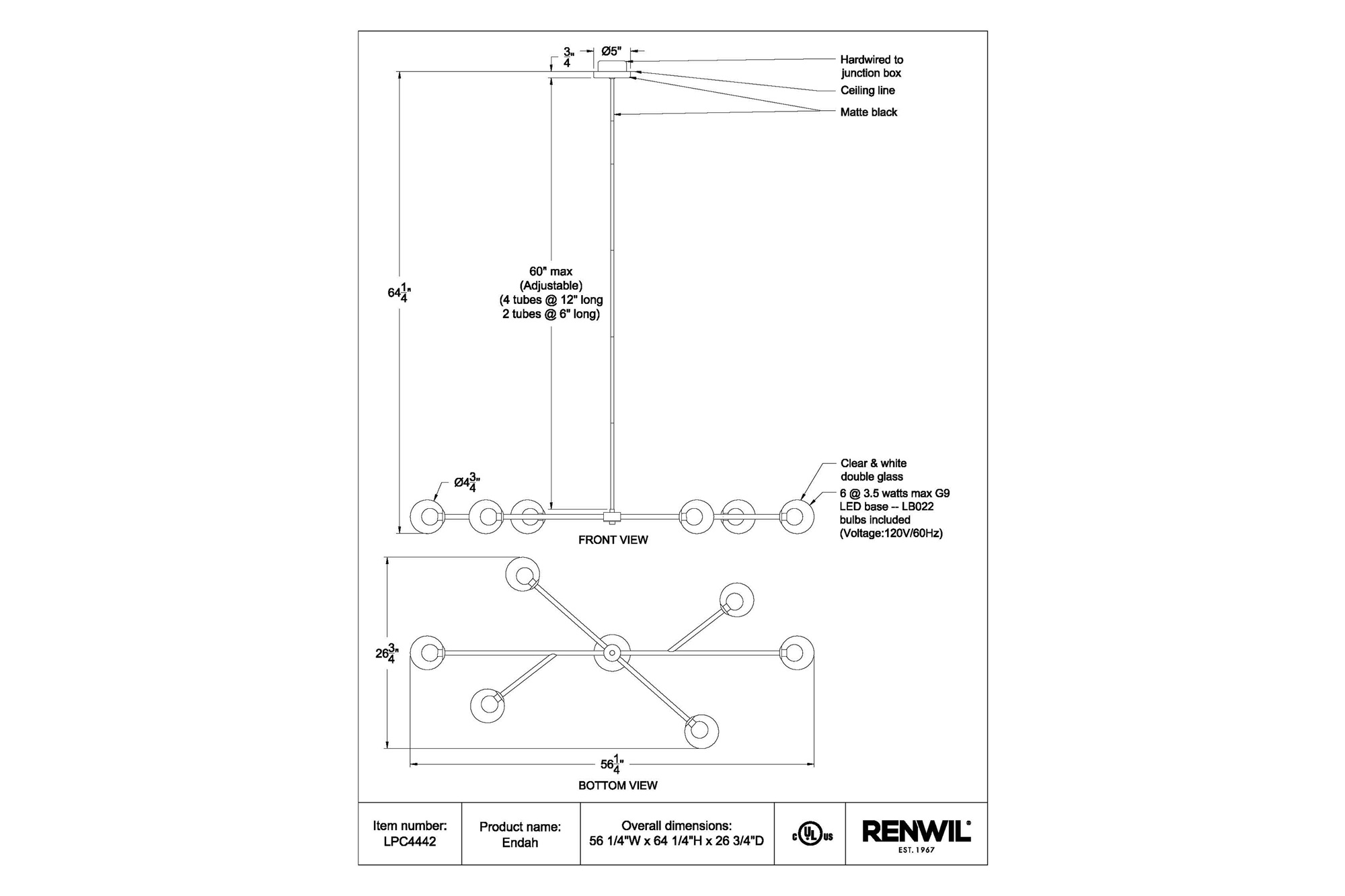 Renwil™ - Endah Pendant Lighting