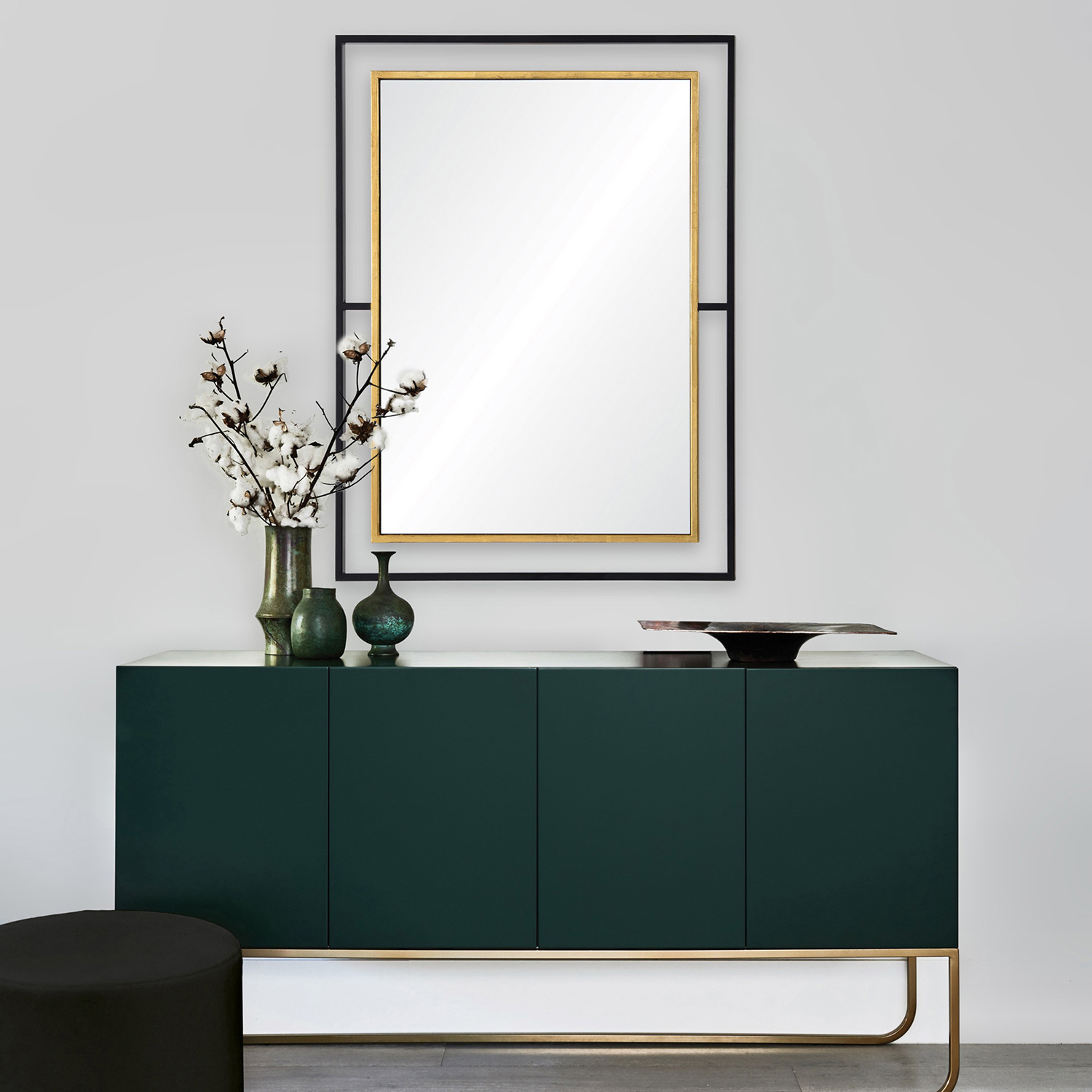 Renwil™ - Gray Wall Mirror