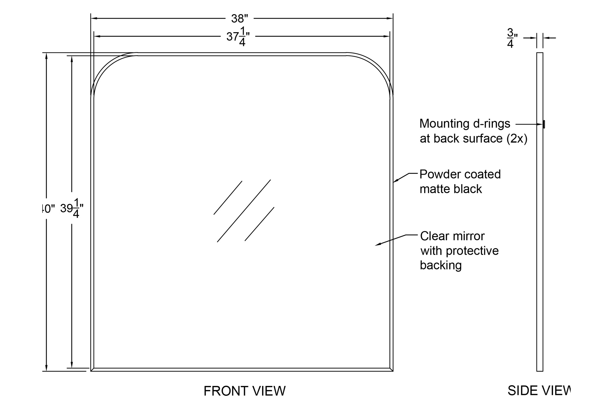 Renwil™ - Luka Wall Mirror