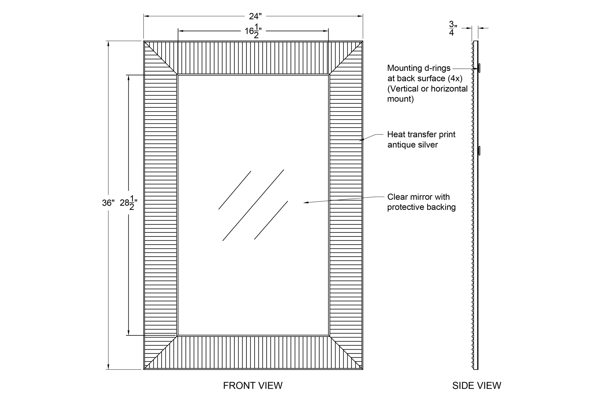 Renwil™ - Leda Wall Mirror