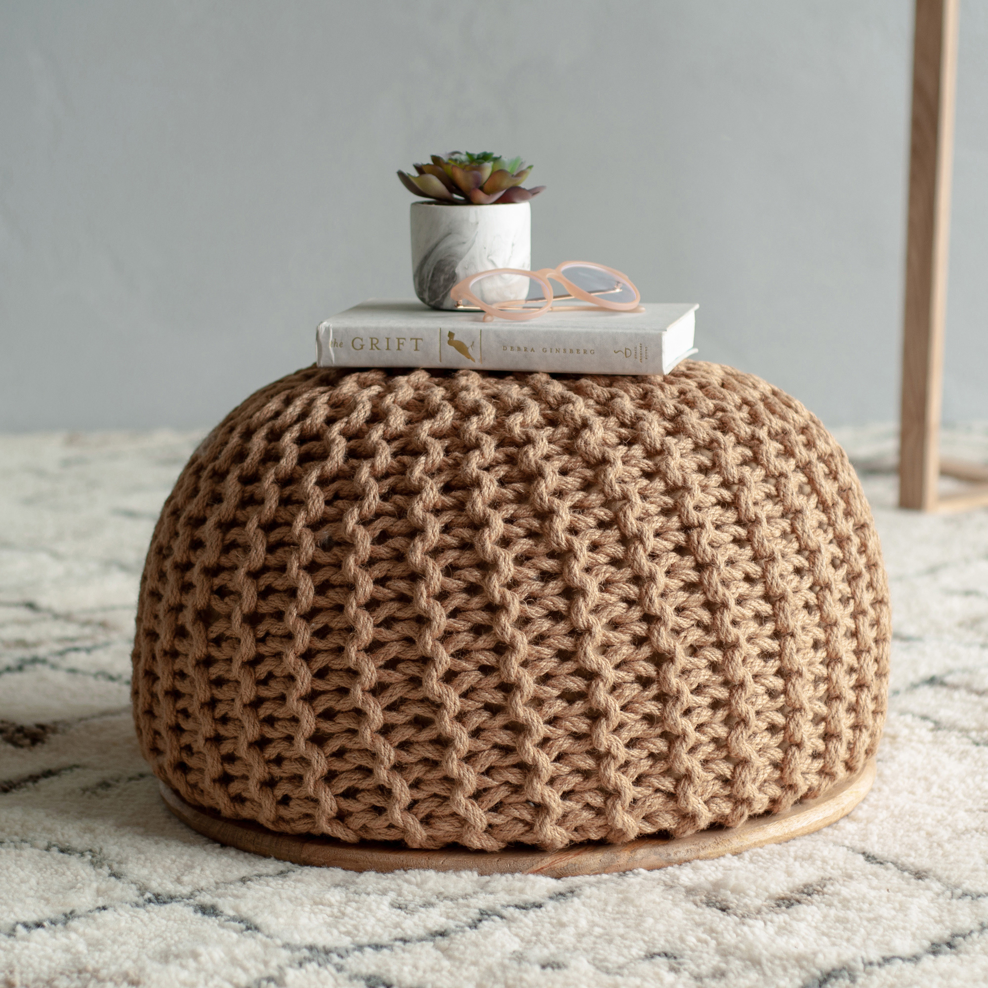 Renwil™ - Swiss Accent Pouf/Table