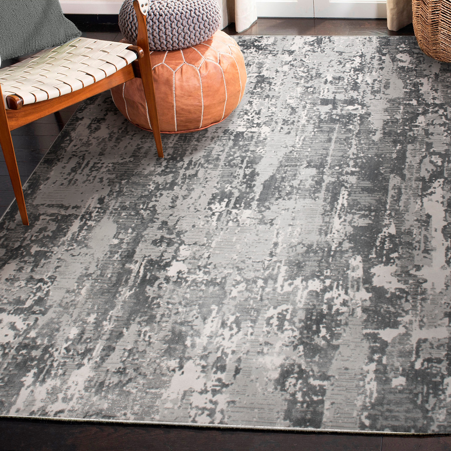 Renwil™ Ariella 17276 Rug - Gray/Charcoal, 11,1" X 15,1"