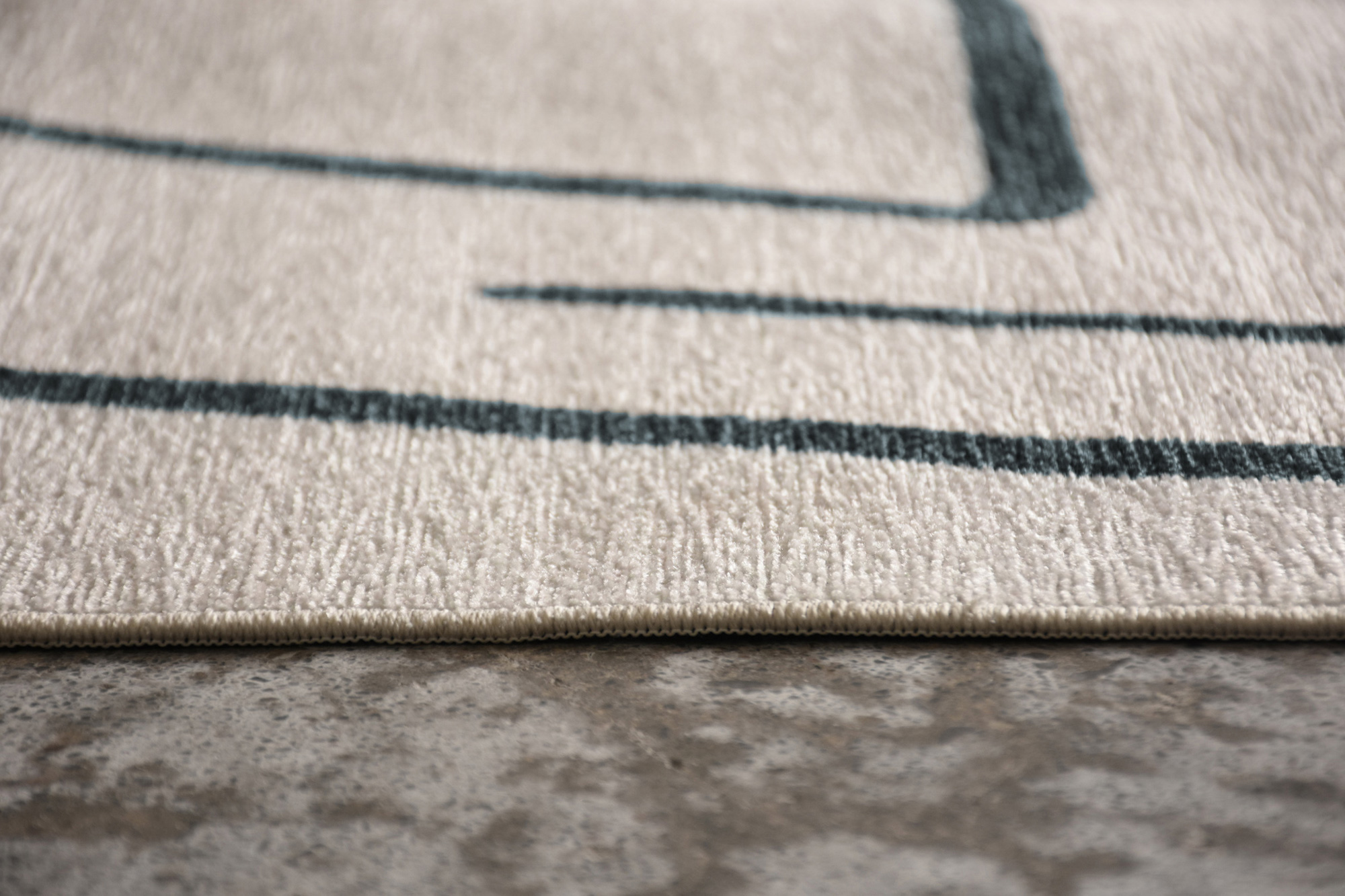 Renwil™ Fallon 10212 Rug - Ivory/Charcoal Blue, 9,1" X 13,1"