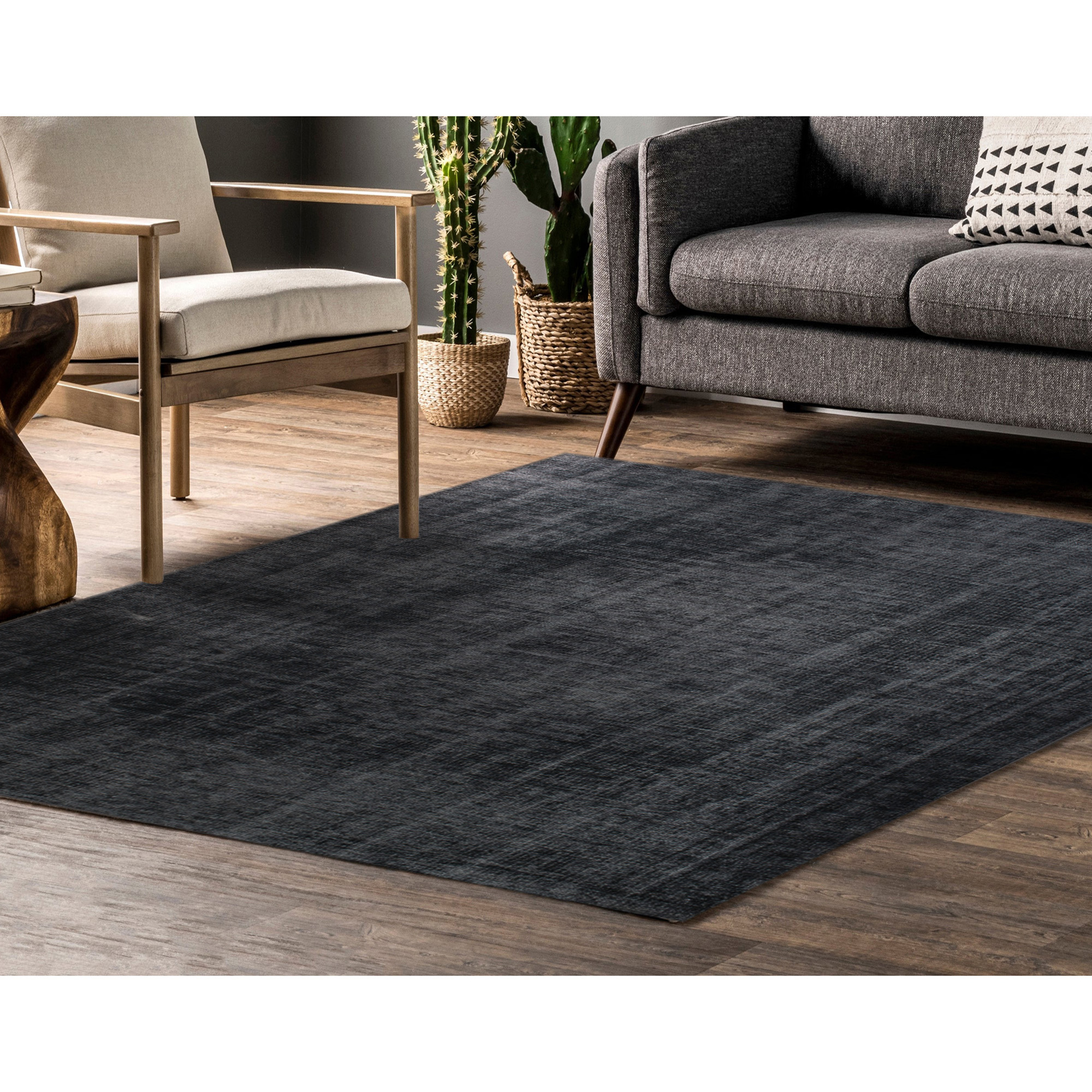 Renwil™ Fallon 10213 Rug - Distressed Navy, 9,1" X 13,1"