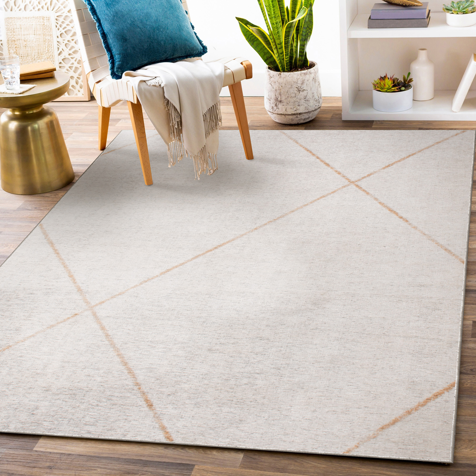 Renwil™ Fallon 20197 Rug - Ivory/Beige, 9,1" X 13,1"