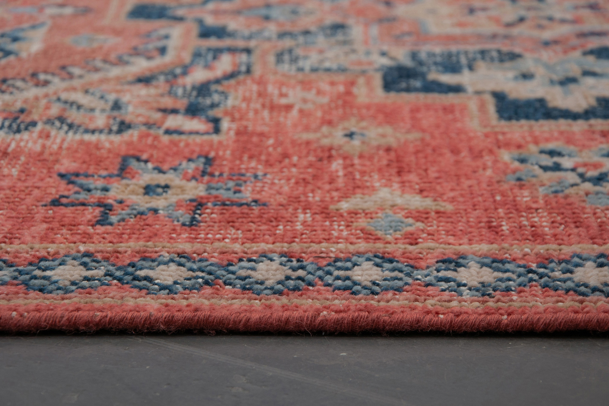 Renwil™ Turkmen Rug - Red, 5" x 8"