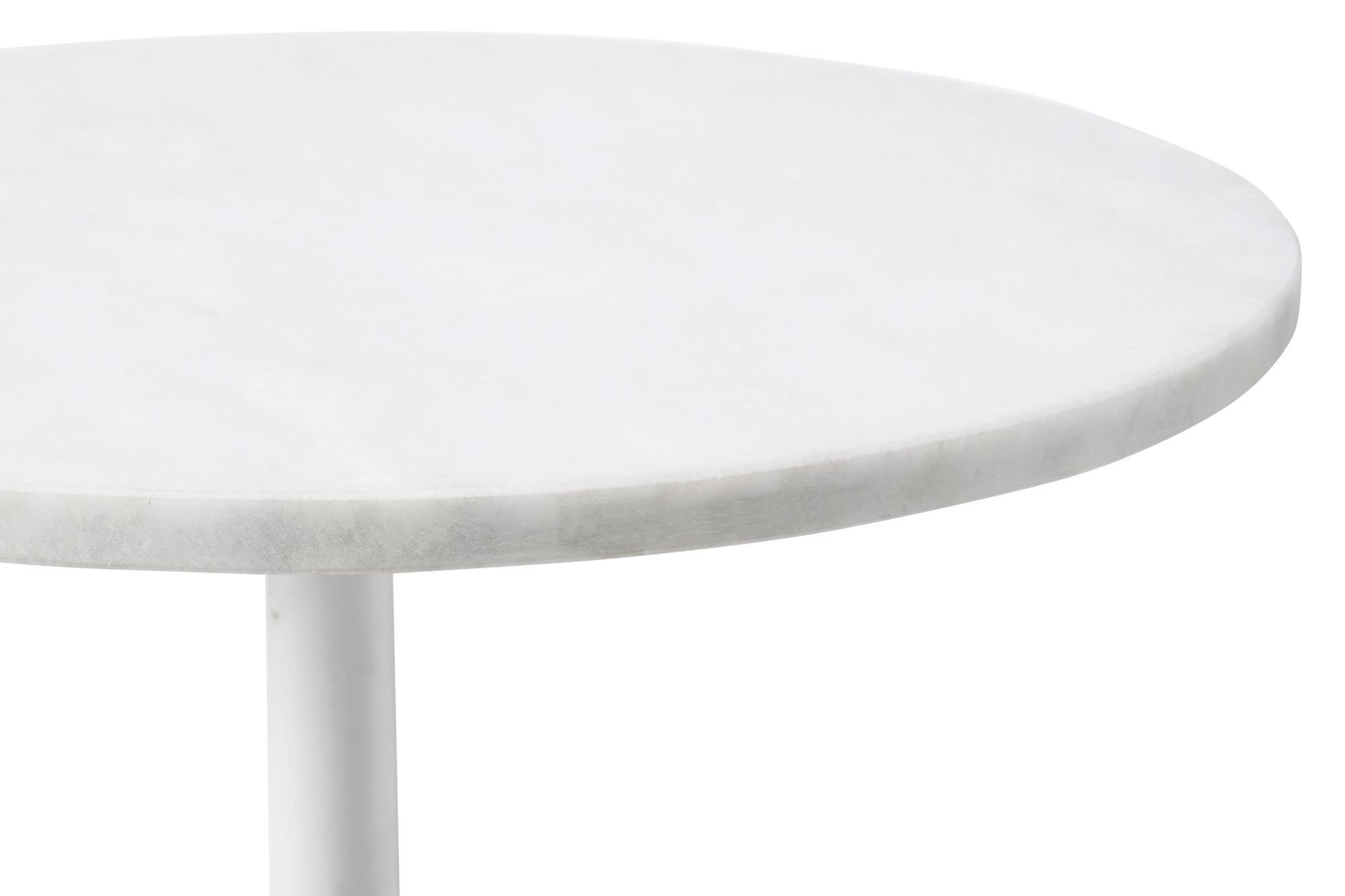 Renwil™ Alina Accent Table - White Marble/White Powder