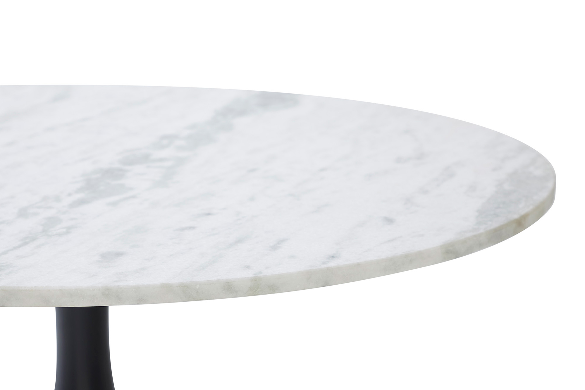 Renwil Loveada Coffee Table - White Marble/Matte Black