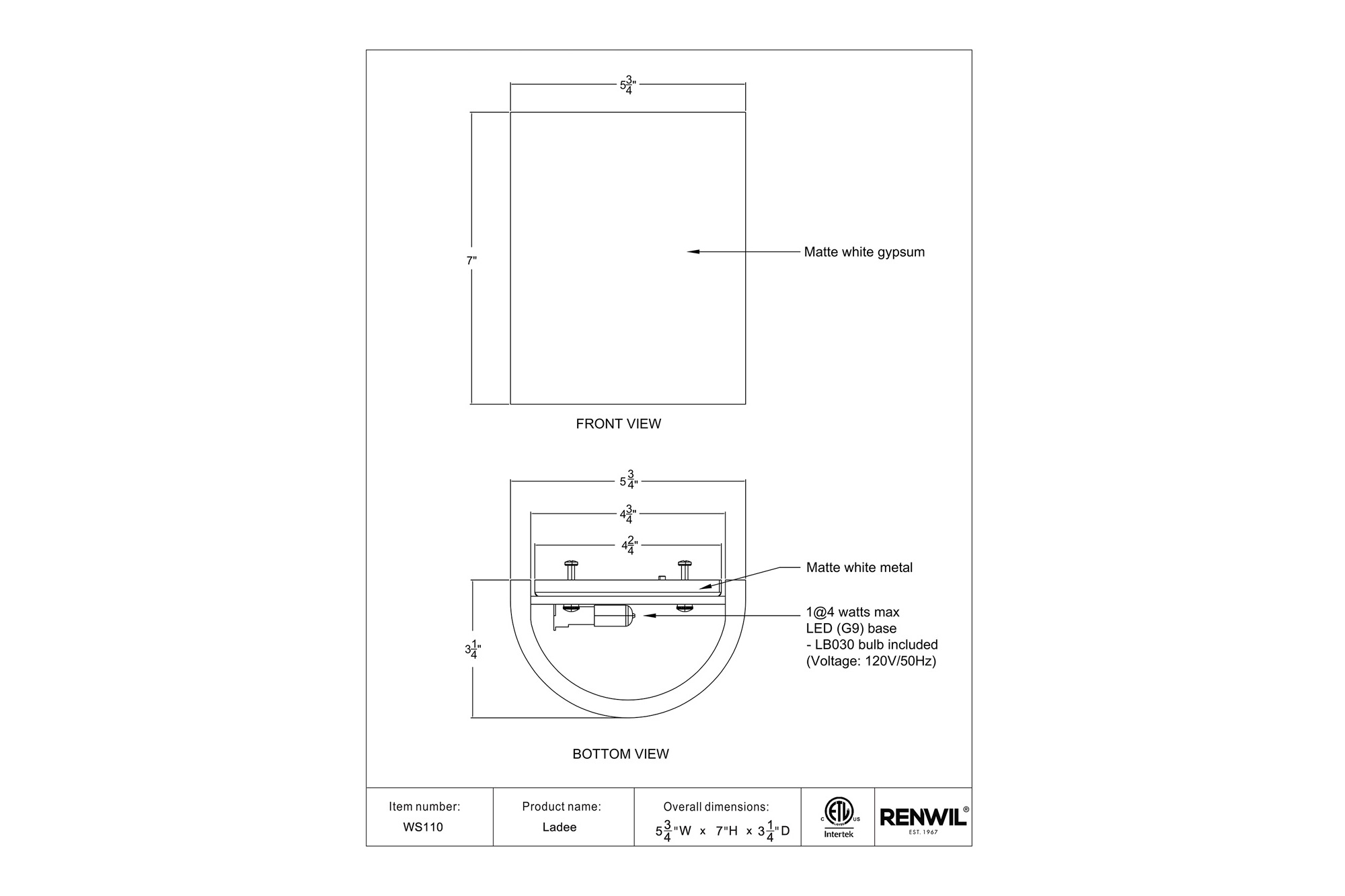 Renwil Ladee Wall Sconces