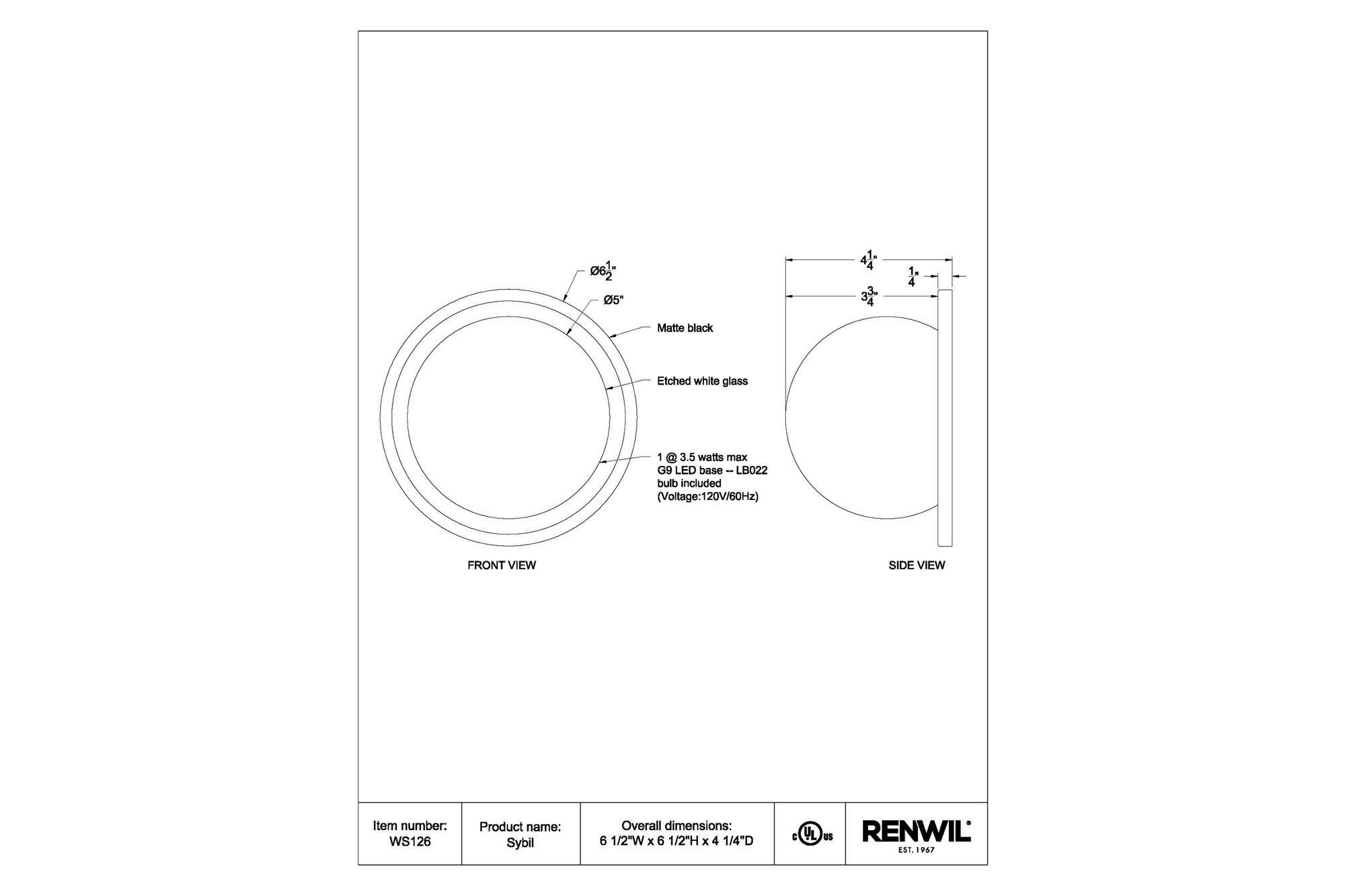 Renwil - Sybil Wall Sconces