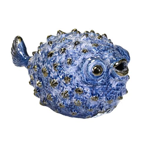 Sagebrook 10" Ceramic Puffer Fish