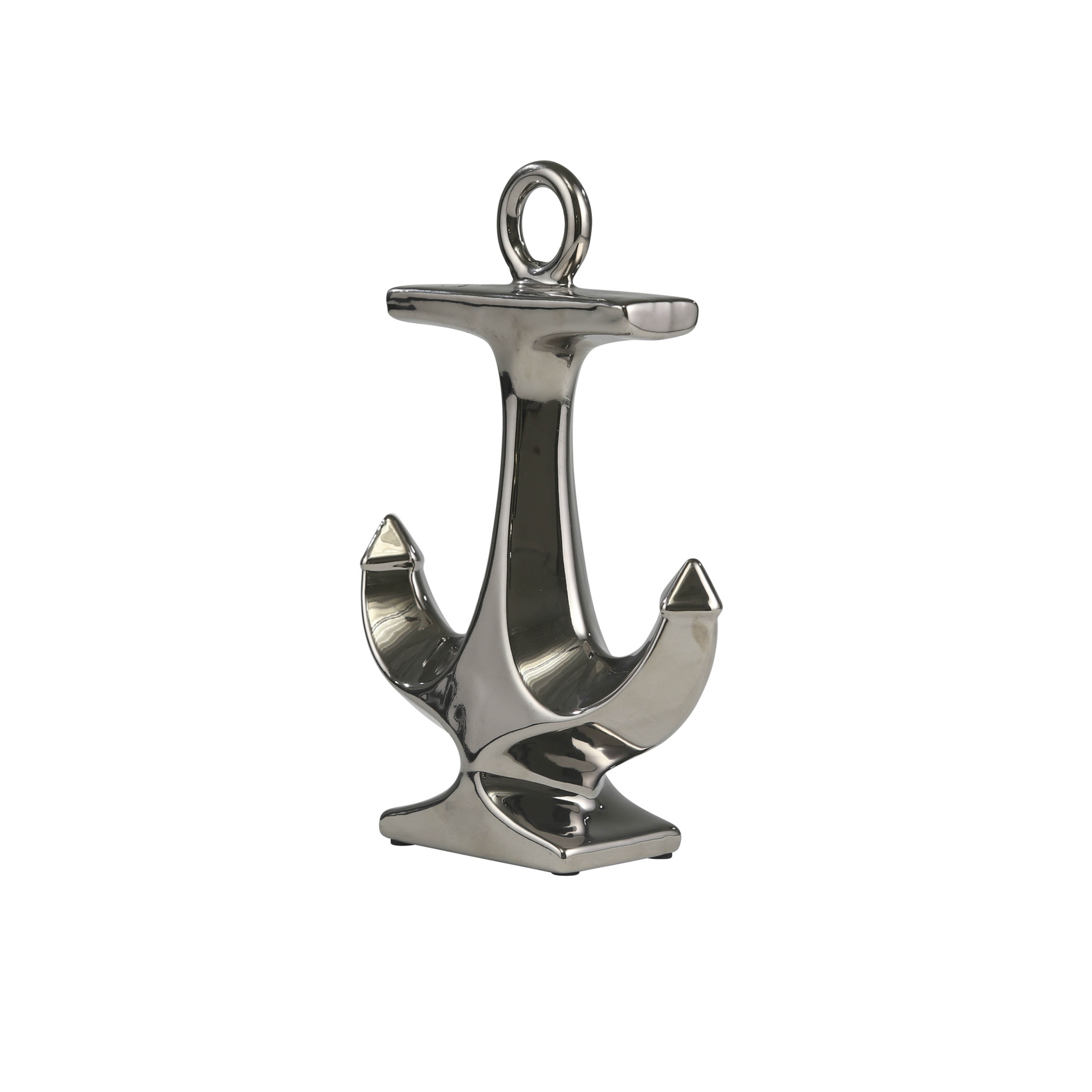 Sagebrook™ 10" Ceramic Anchor - Silver