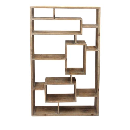 Sagebrook - Round Wood/Metal Wall Shelf