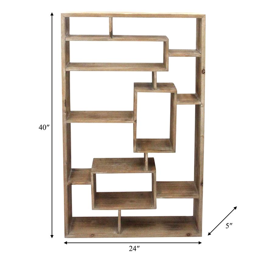 Sagebrook Wooden Wall Shelf