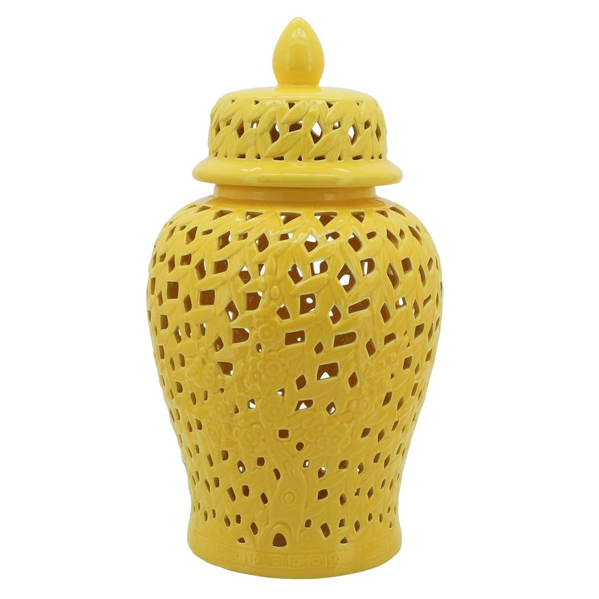 Sagebrook 24" Pierced Temple Jar