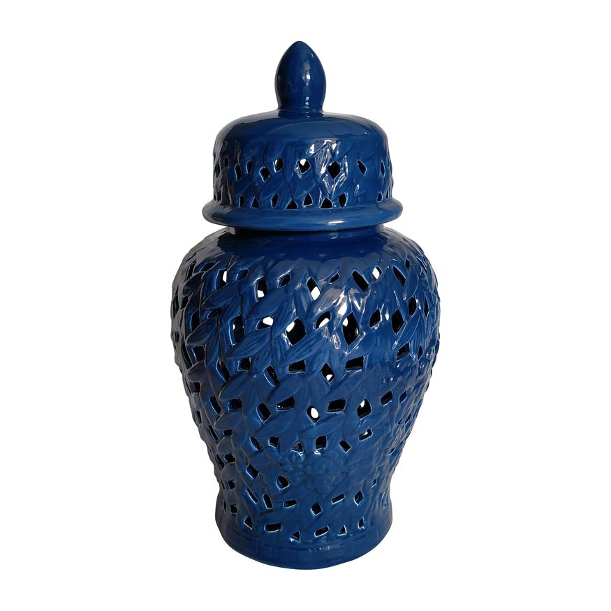 Sagebrook 24" Pierced Temple Jar