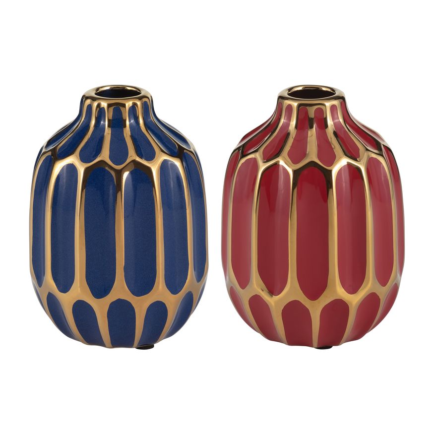 Sagebrook 5" Ceramic Vase (Set Of 2)